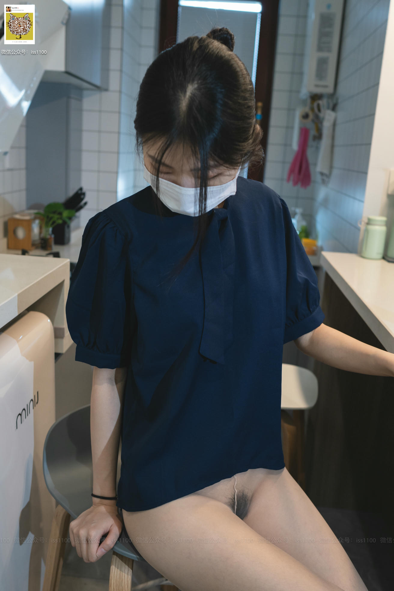 ISS系列 NO.017 美晗 蓝色衬衫 [101P+1V0.599G]_第4集