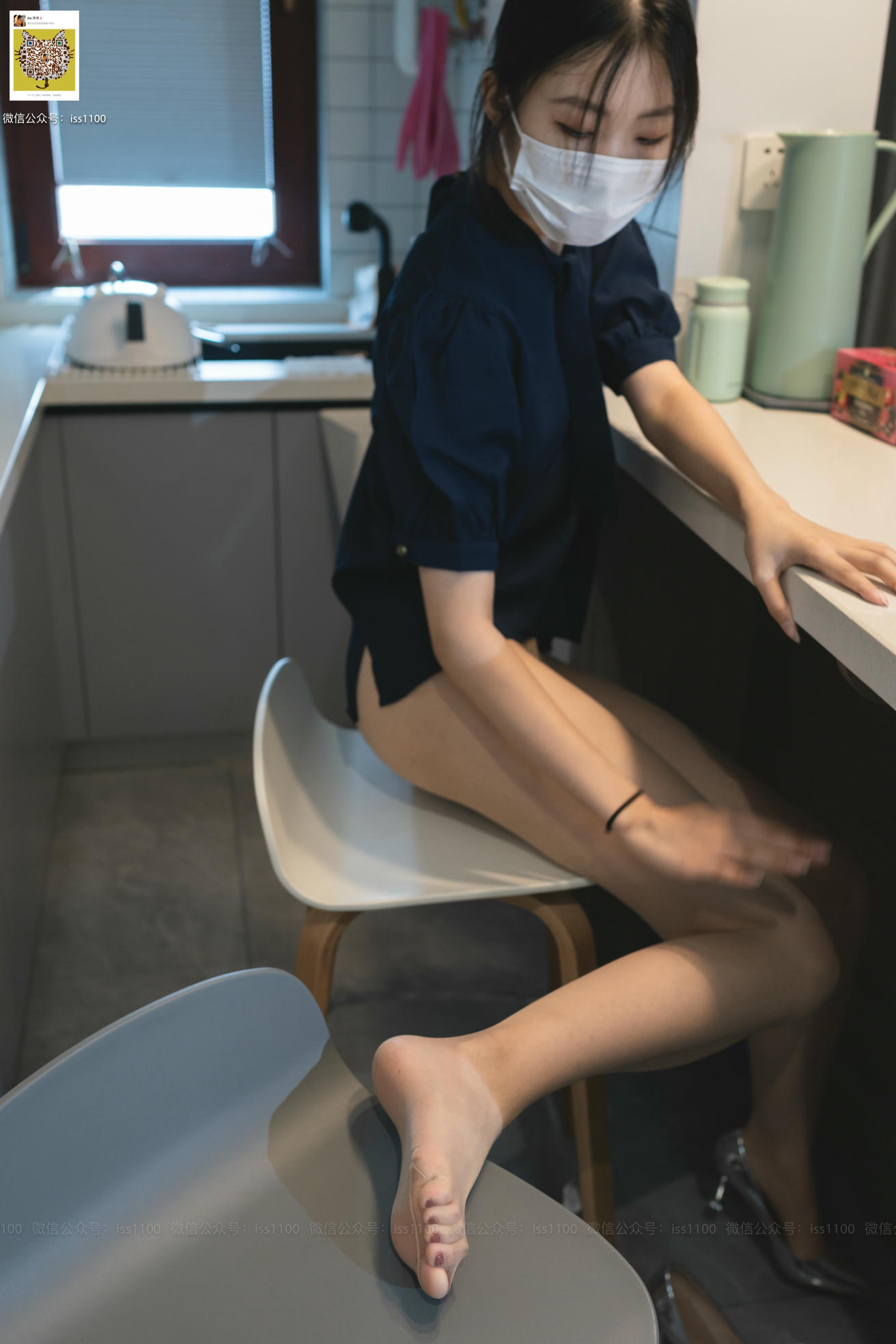 ISS系列 NO.017 美晗 蓝色衬衫 [101P+1V0.599G]_第4集