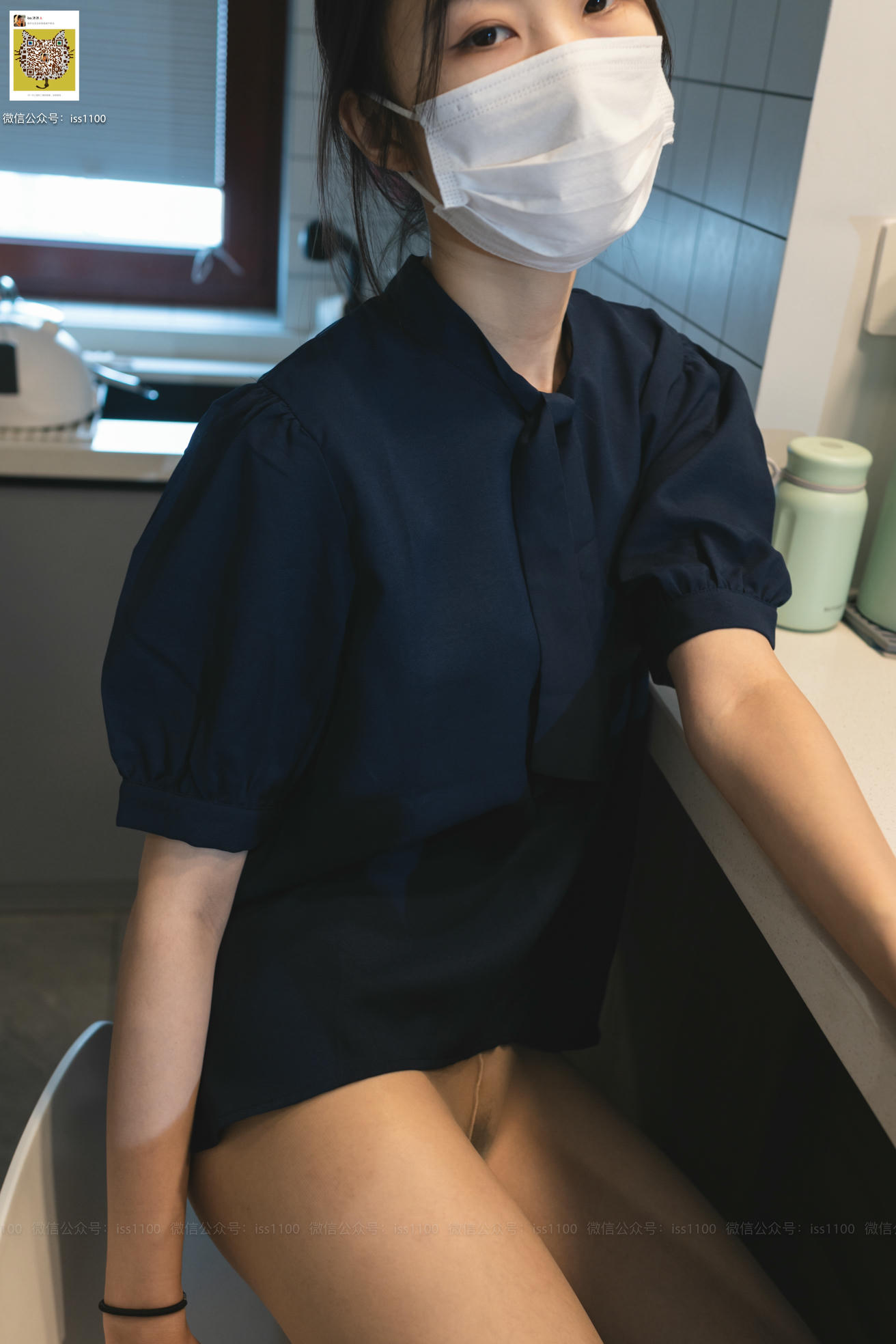 ISS系列 NO.017 美晗 蓝色衬衫 [101P+1V0.599G]_第5集