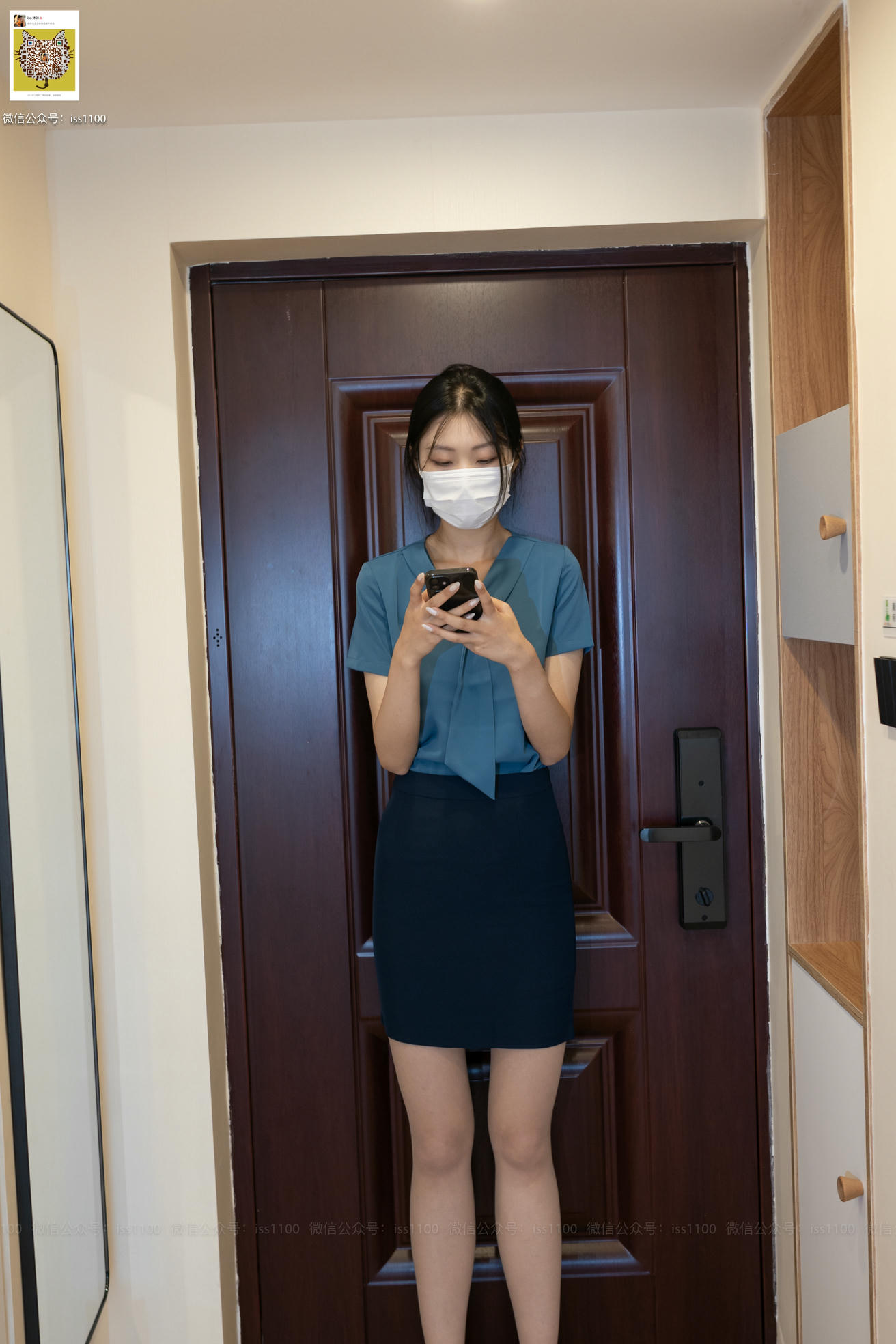 ISS系列 NO.018 美晗 蓝正装 [135P+1V0.793G]_第1集