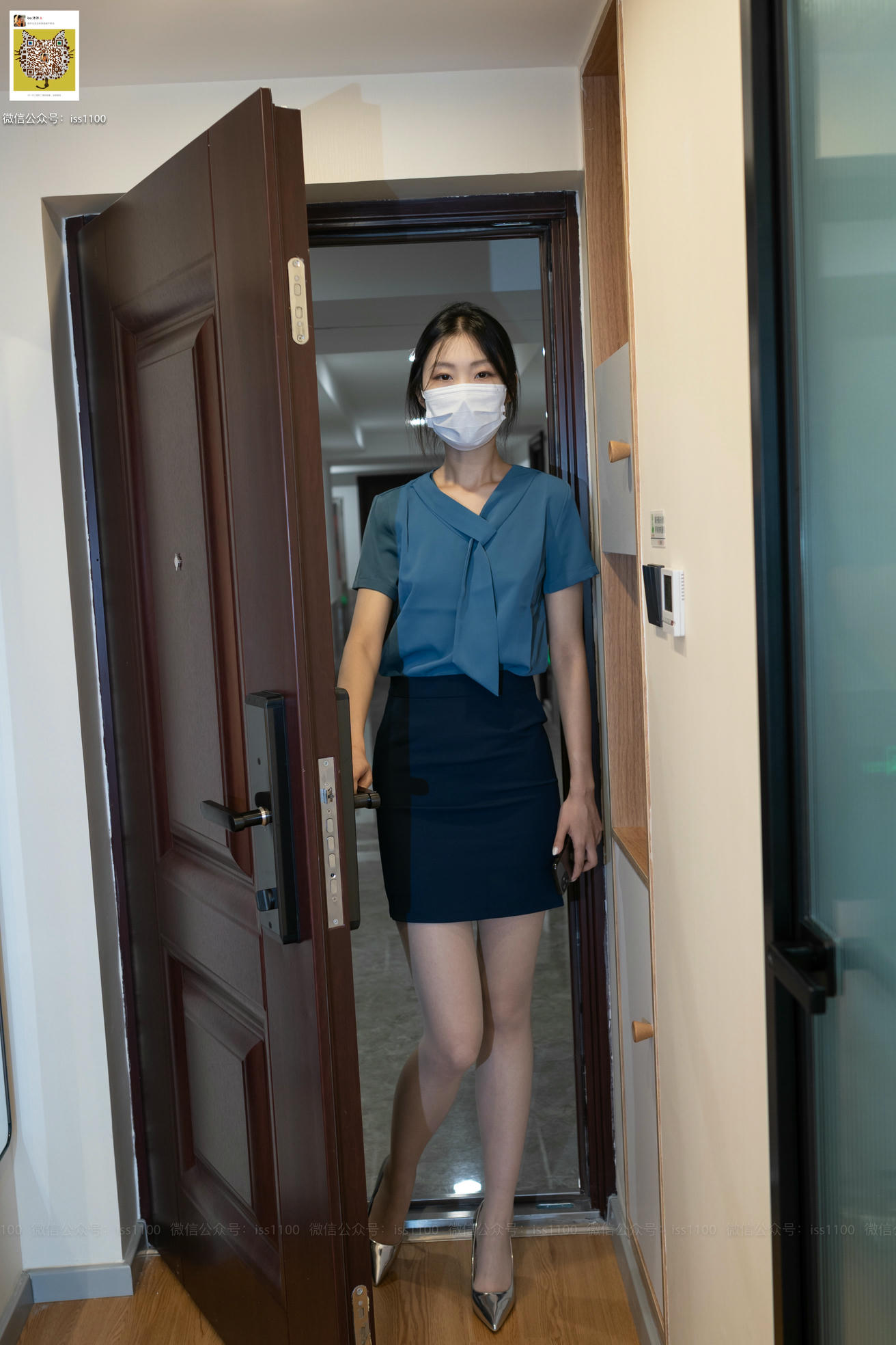 ISS系列 NO.018 美晗 蓝正装 [135P+1V0.793G]_第1集