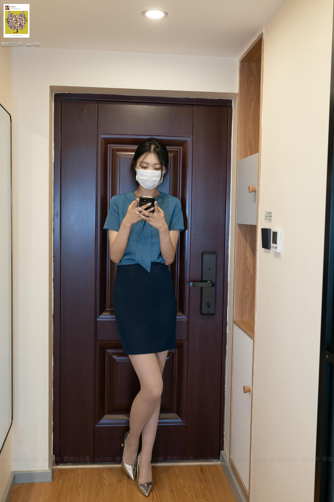 ISS系列 NO.018 美晗 蓝正装 [135P+1V0.793G]_第1集