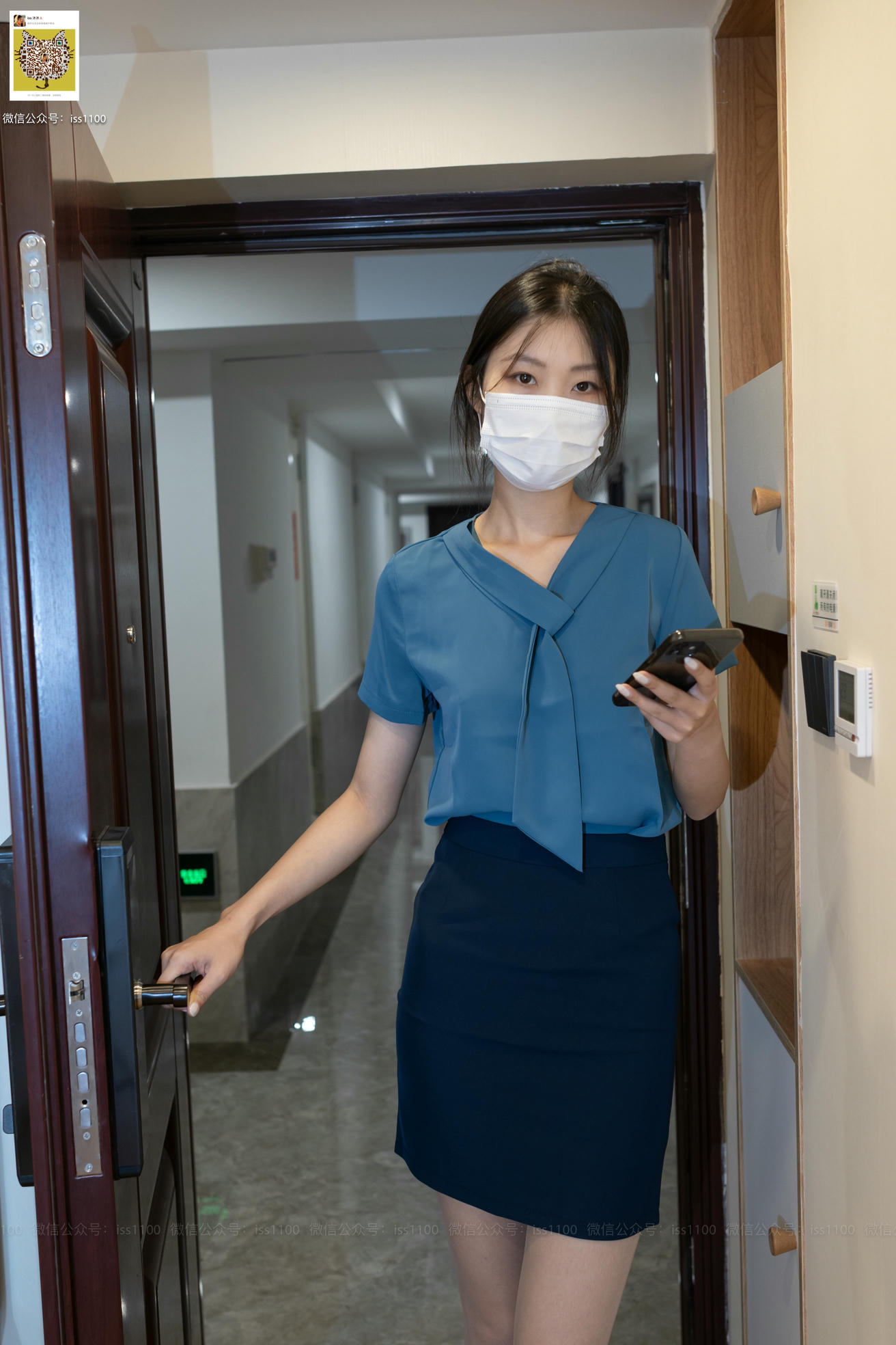 ISS系列 NO.018 美晗 蓝正装 [135P+1V0.793G]_第1集