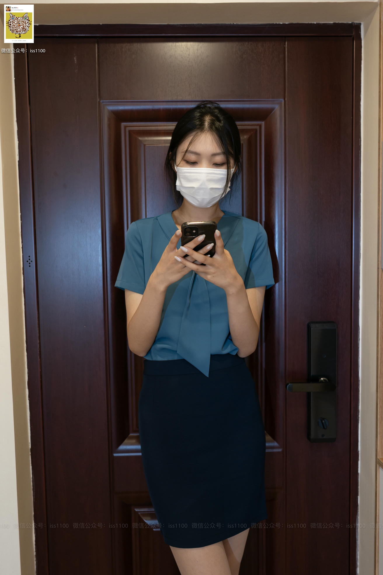 ISS系列 NO.018 美晗 蓝正装 [135P+1V0.793G]_第1集