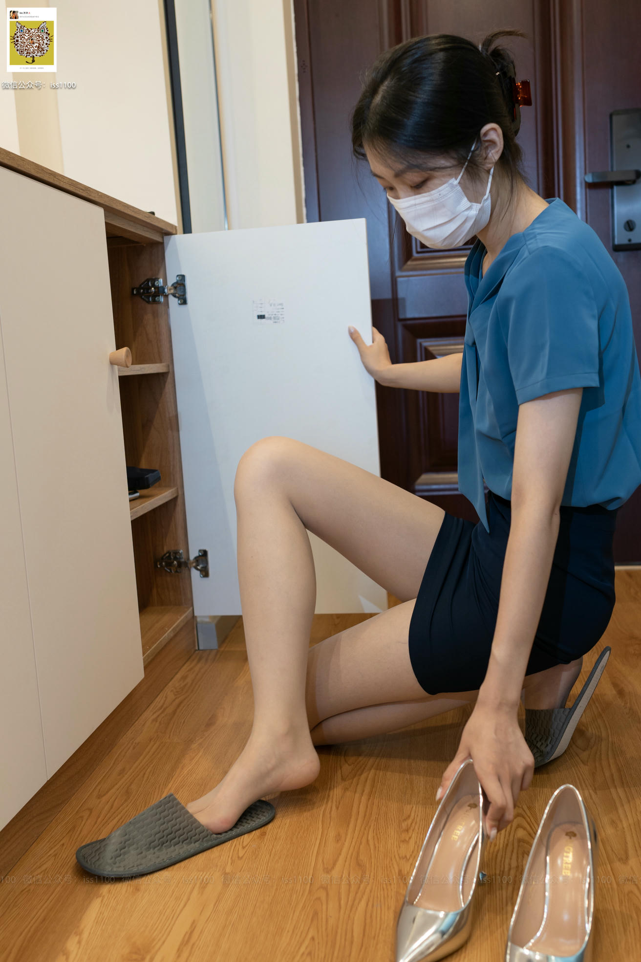 ISS系列 NO.018 美晗 蓝正装 [135P+1V0.793G]_第4集