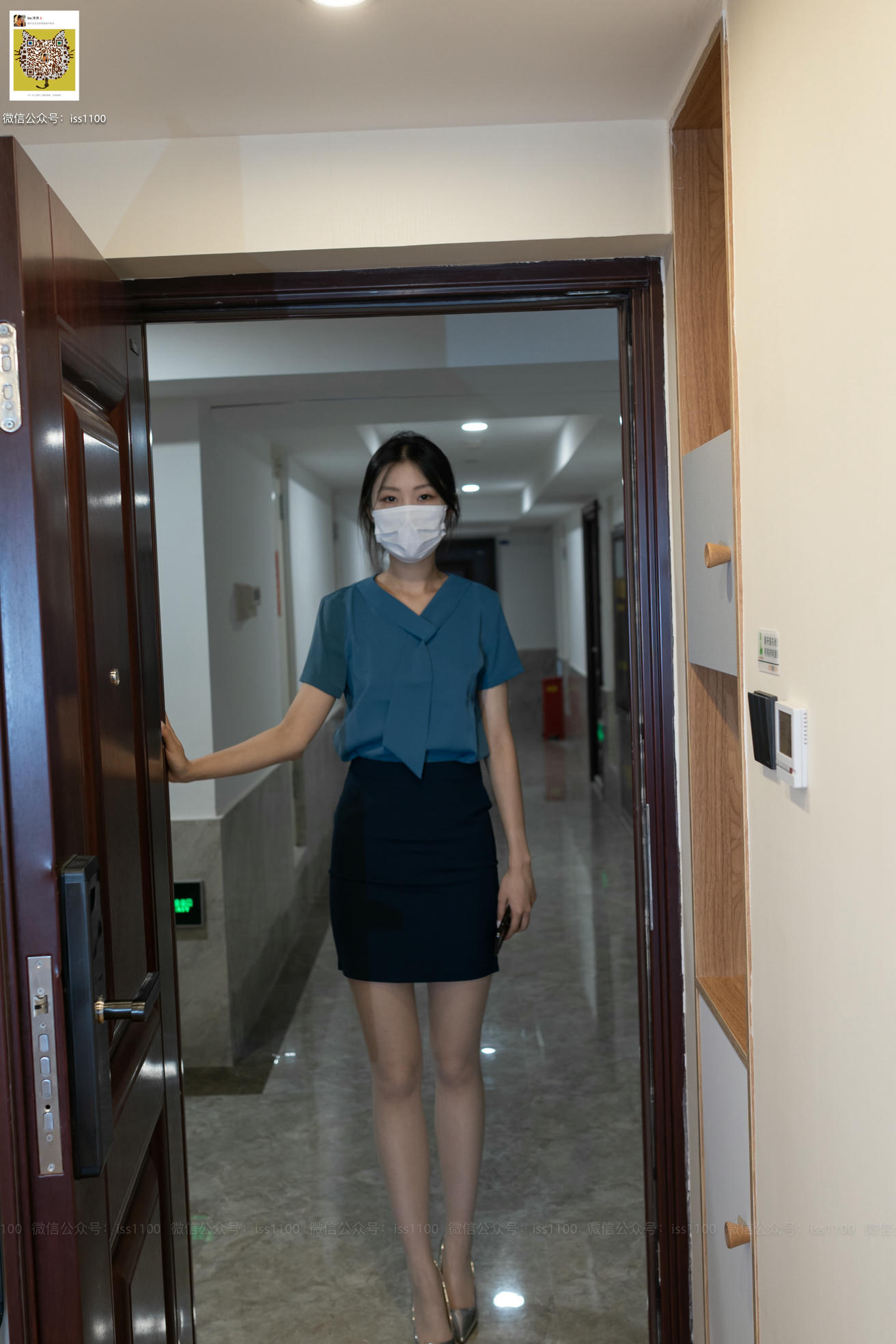 ISS系列 NO.018 美晗 蓝正装 [135P+1V0.793G]_第1集