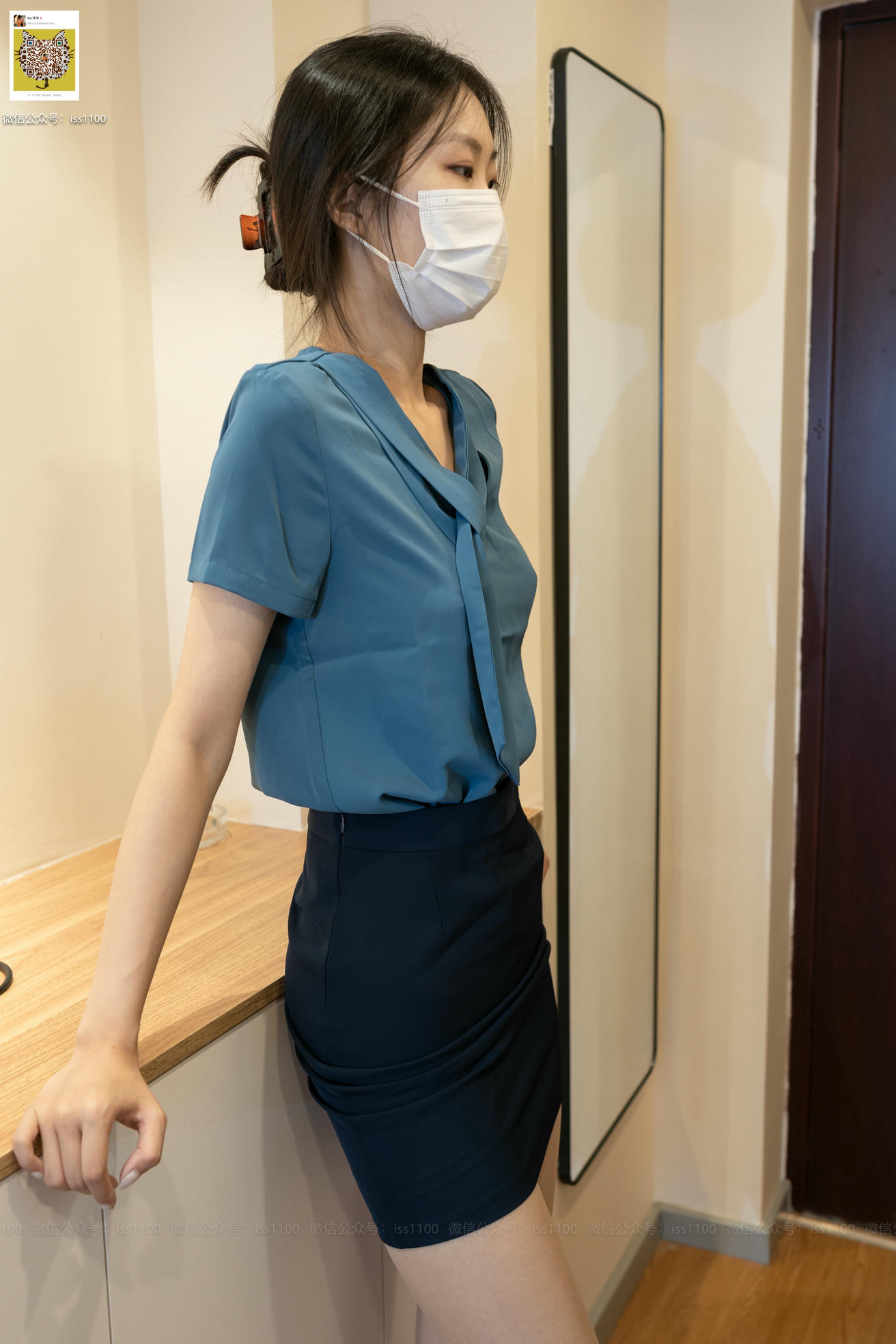 ISS系列 NO.018 美晗 蓝正装 [135P+1V0.793G]_第5集