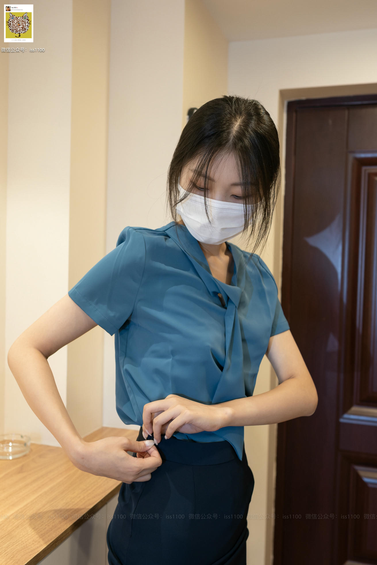 ISS系列 NO.018 美晗 蓝正装 [135P+1V0.793G]_第5集