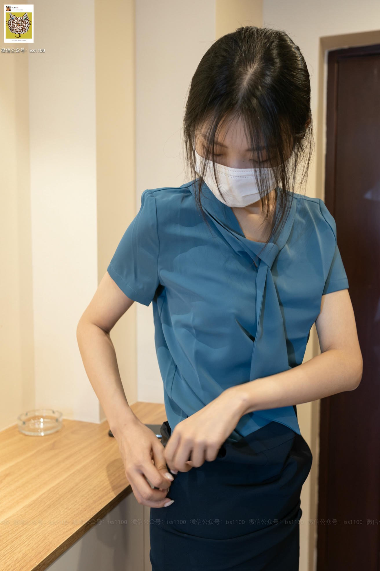 ISS系列 NO.018 美晗 蓝正装 [135P+1V0.793G]_第5集