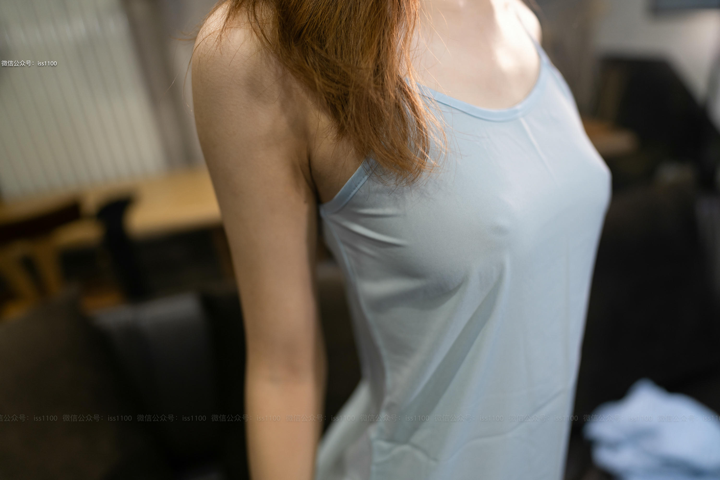 ISS系列 NO.033 诗薇 蓝色吊带 [101P+1V1.26G]_第5集