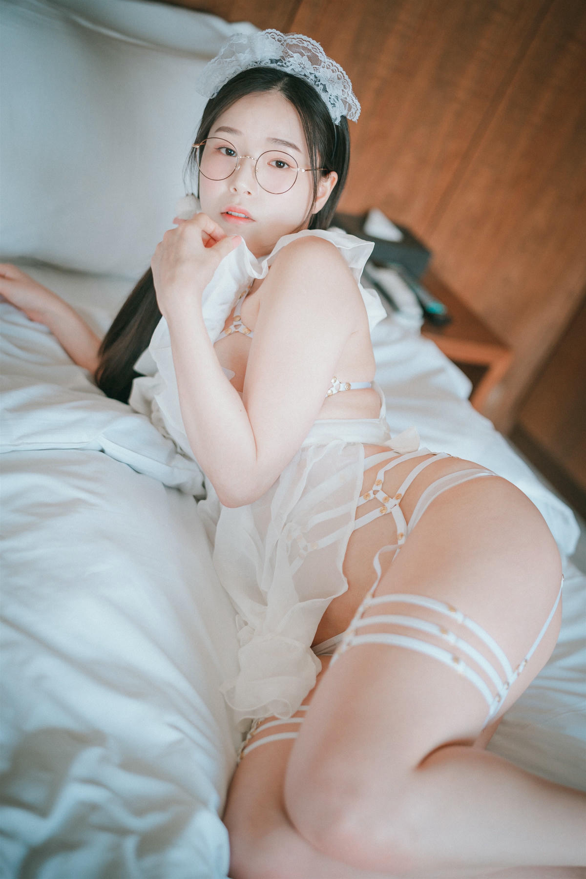 韩国美女-DJAWA Photo Vol.0225 - Pia (피아) - Sheer Chiffon Apron [66P 89MB]_第2集