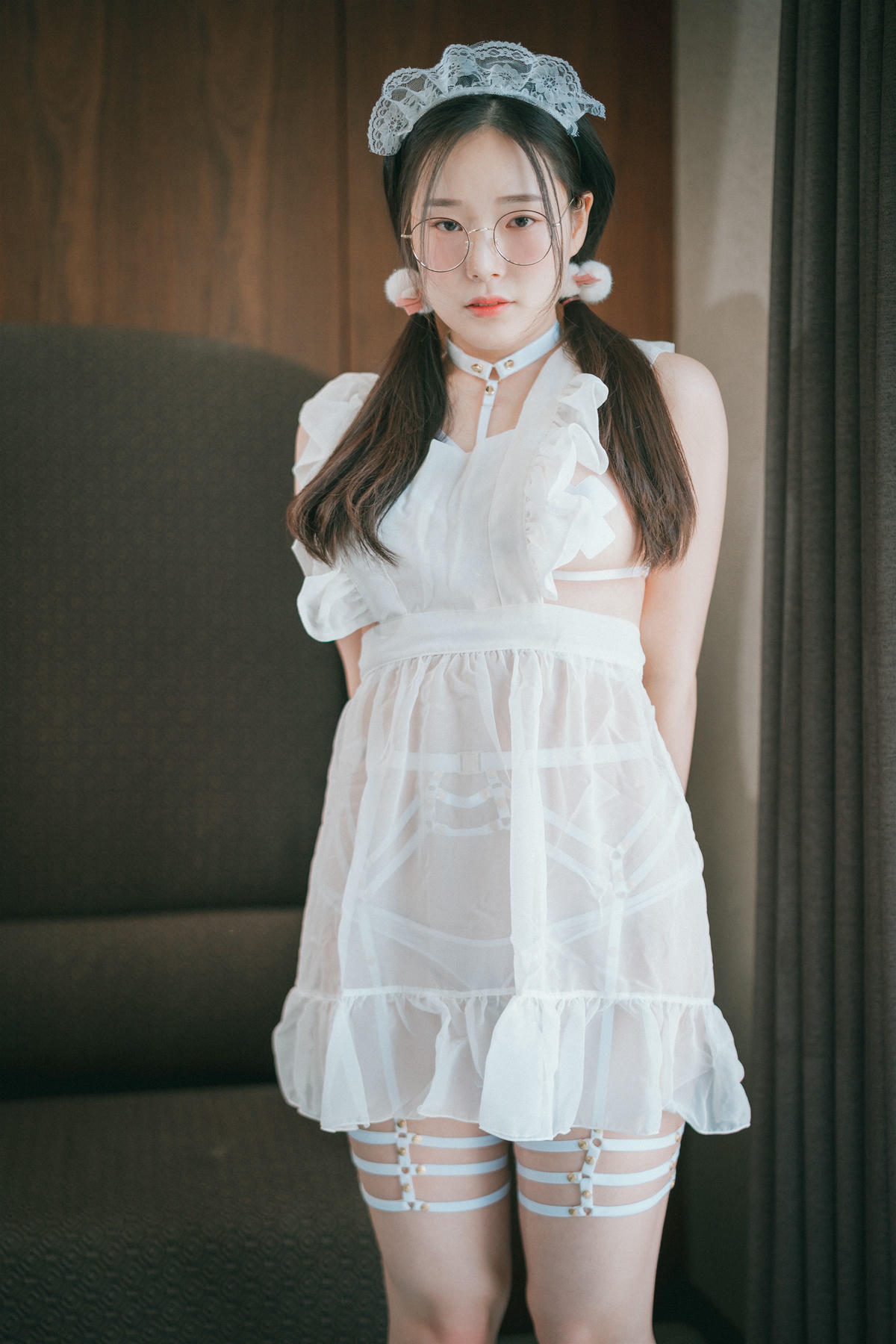 韩国美女-DJAWA Photo Vol.0225 - Pia (피아) - Sheer Chiffon Apron [66P 89MB]_第3集