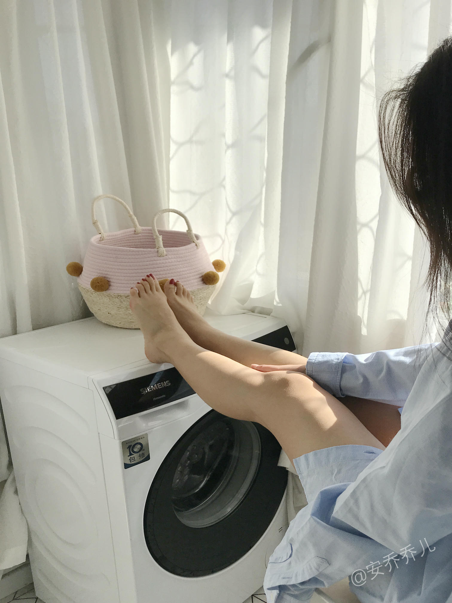 安乔乔 NO.016 阳台洗衣房 [104P+476M]_第6集