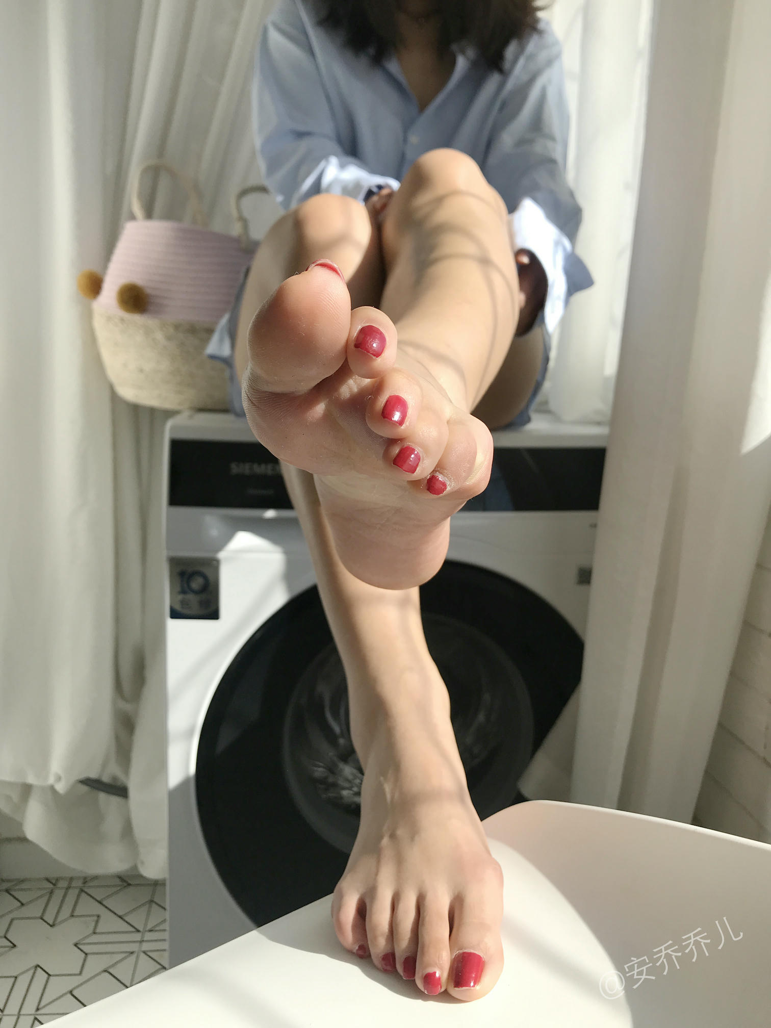 安乔乔 NO.016 阳台洗衣房 [104P+476M]_第2集