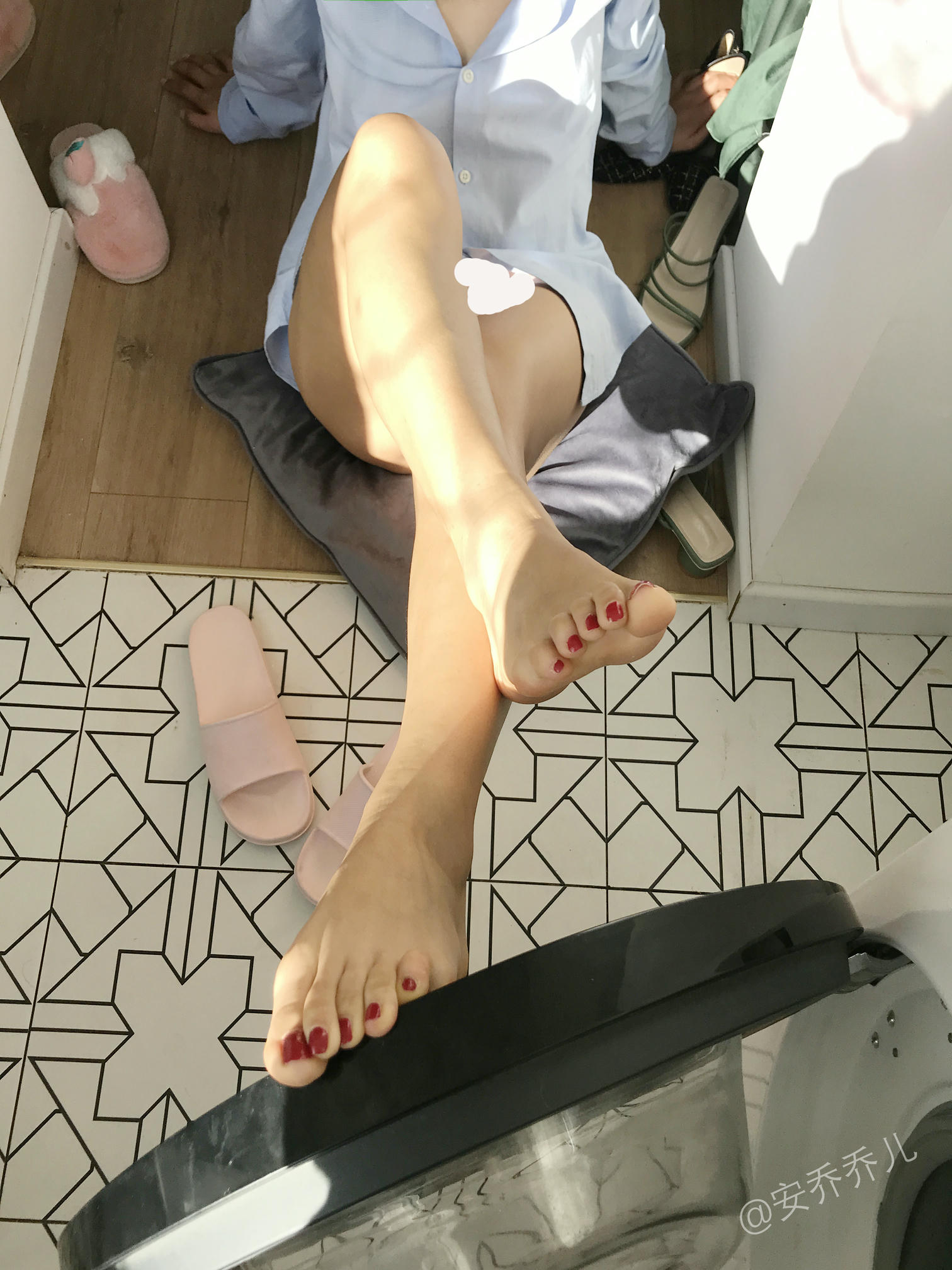 安乔乔 NO.016 阳台洗衣房 [104P+476M]_第3集