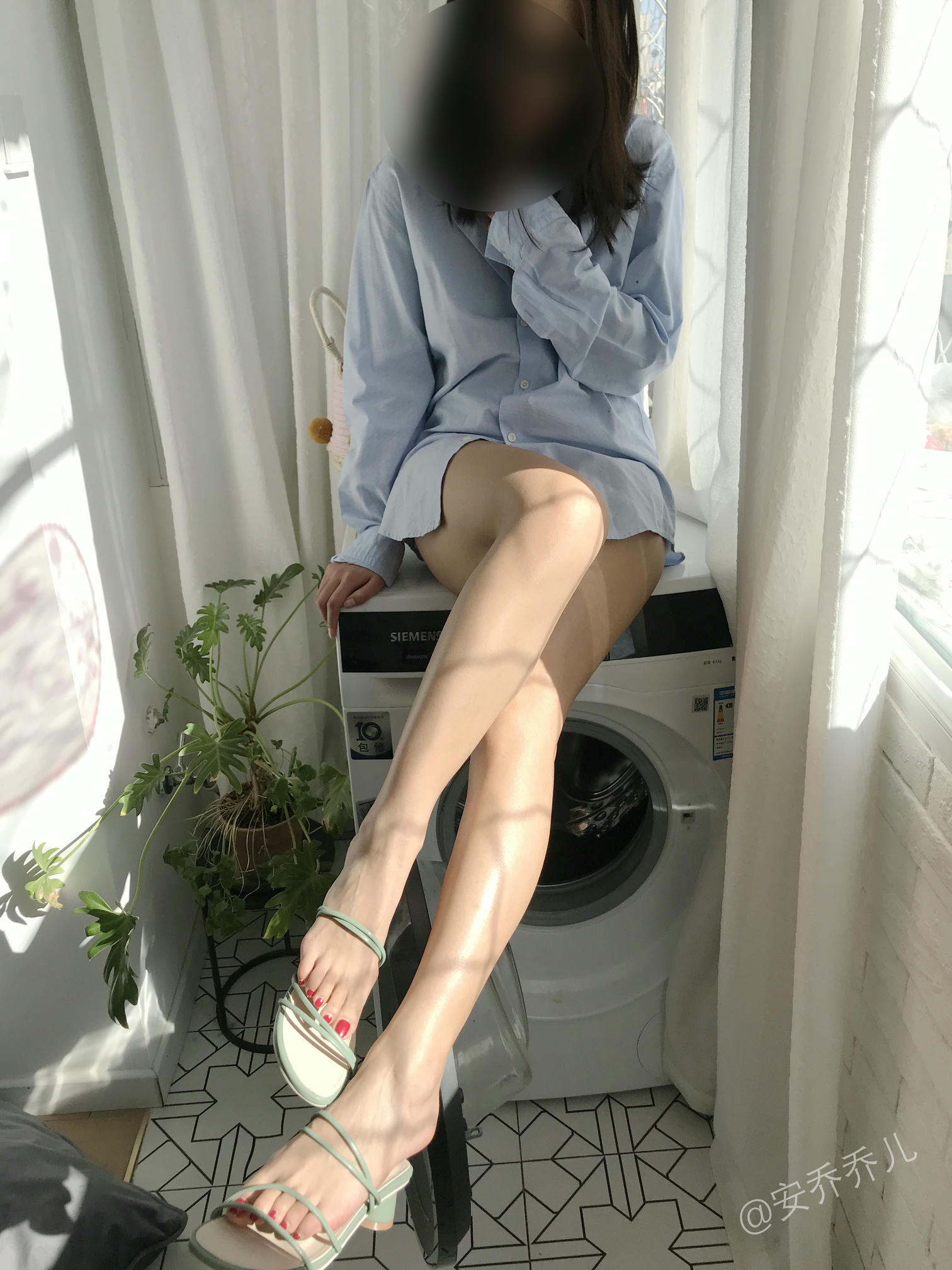 安乔乔 NO.016 阳台洗衣房 [104P+476M]_第4集