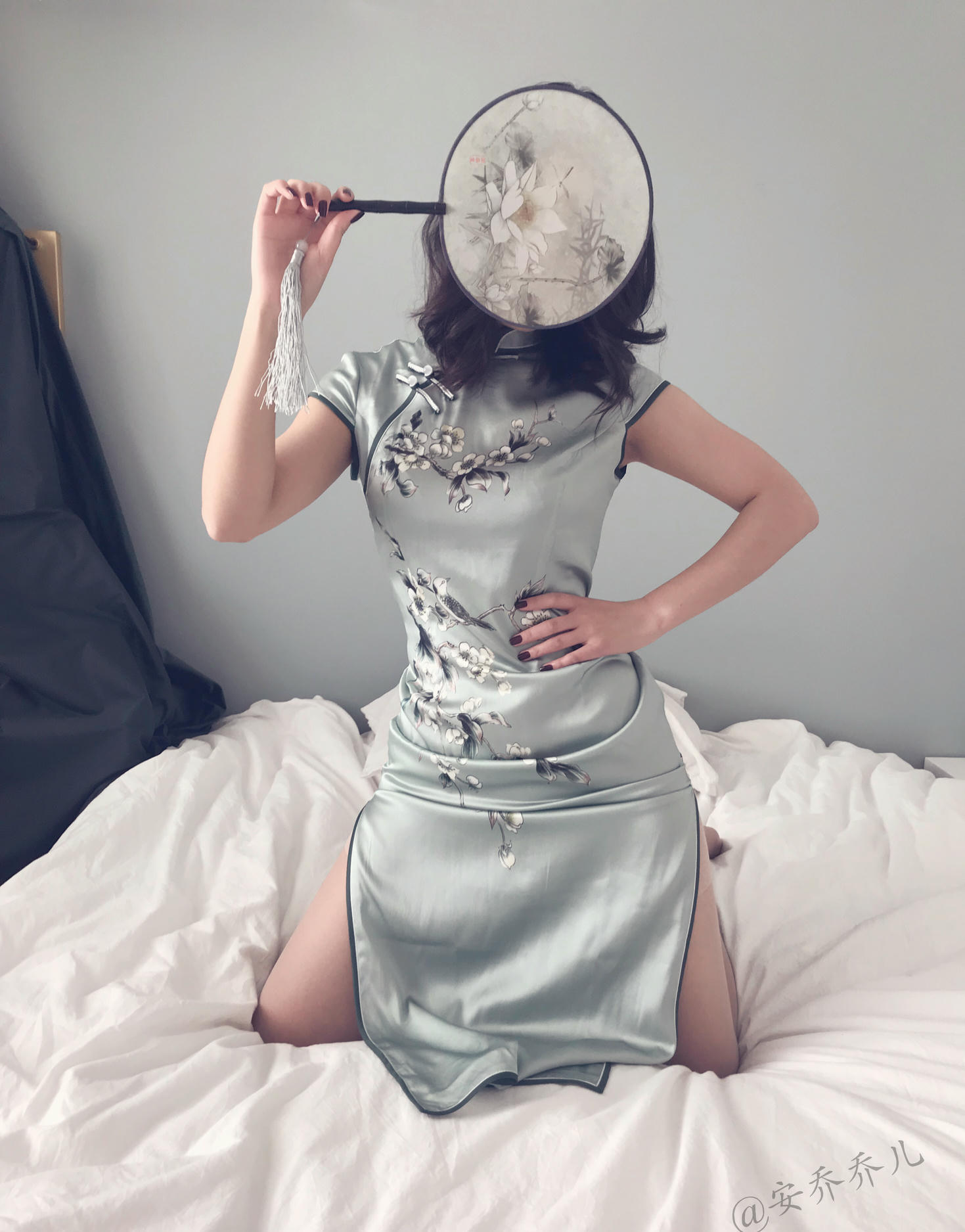 安乔乔 NO.017 旗袍肉丝 [110P+407M]_第4集