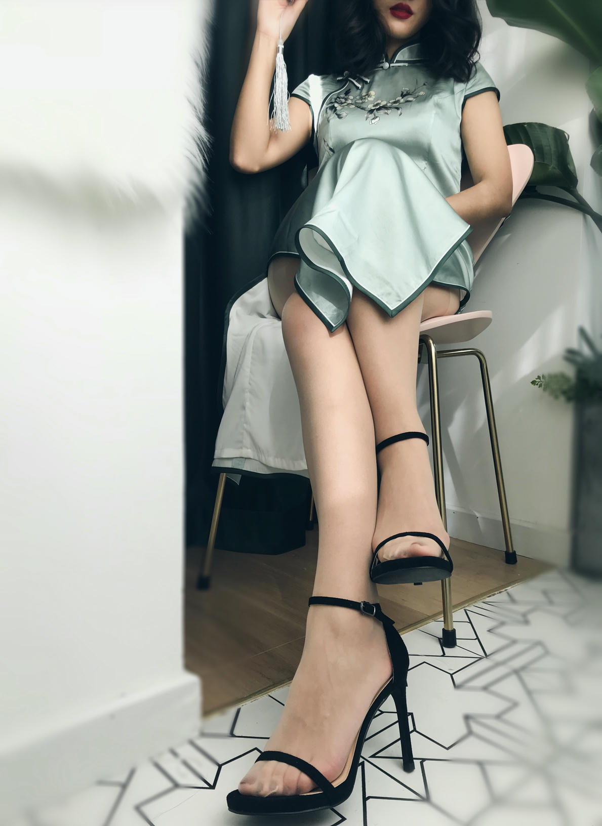 安乔乔 NO.017 旗袍肉丝 [110P+407M]_第4集