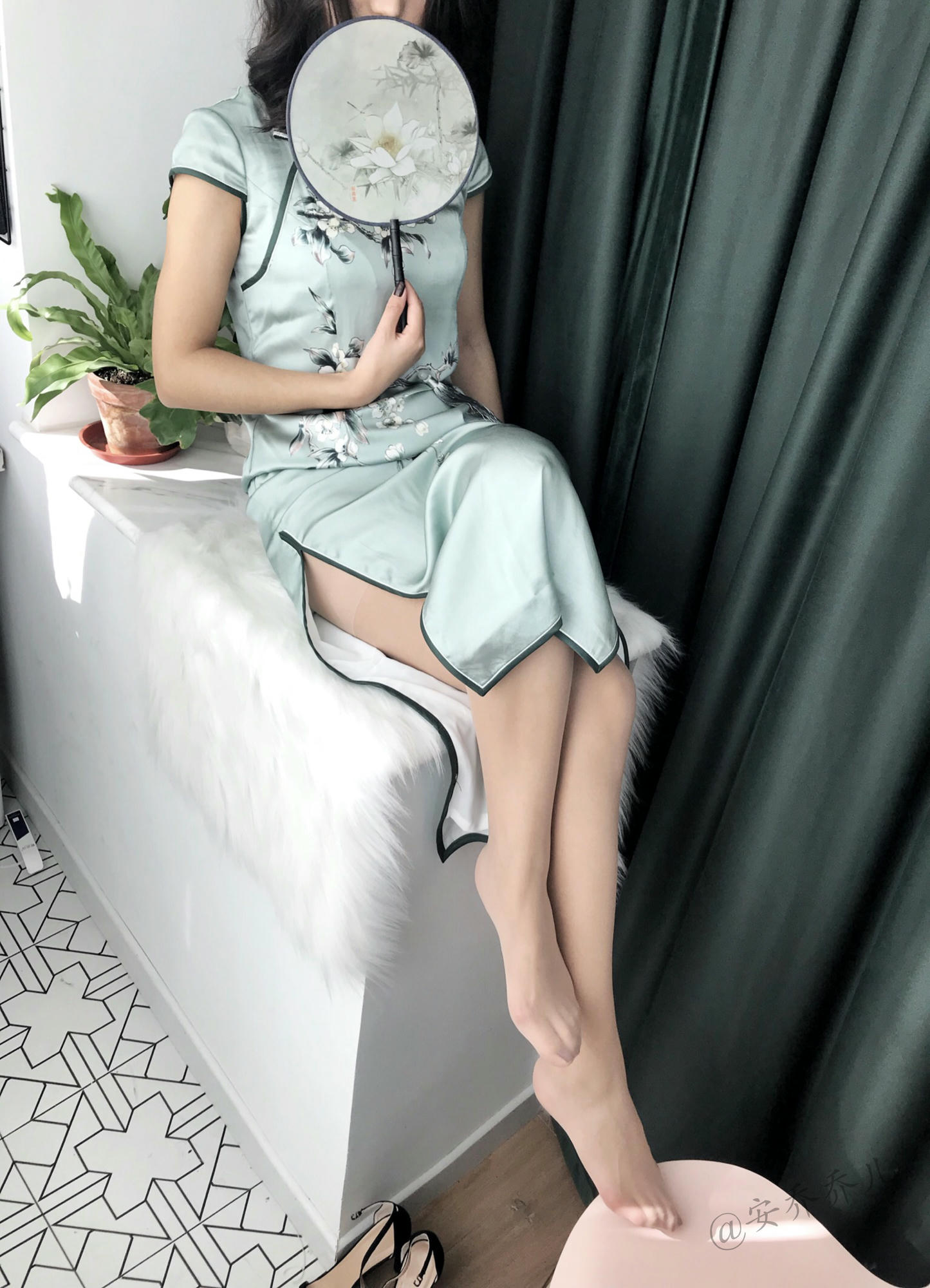 安乔乔 NO.017 旗袍肉丝 [110P+407M]_第5集