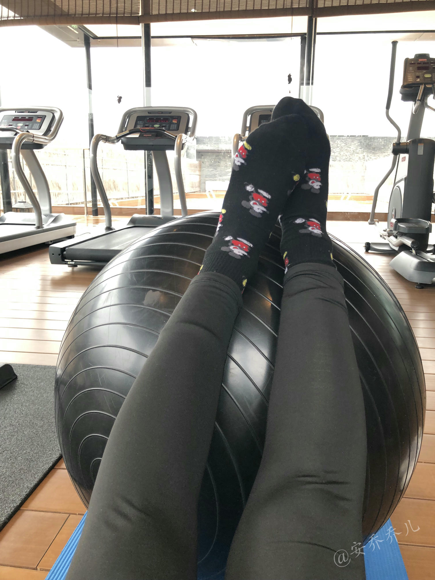 安乔乔 NO.019 健身房白袜 [135P+468M]_第6集