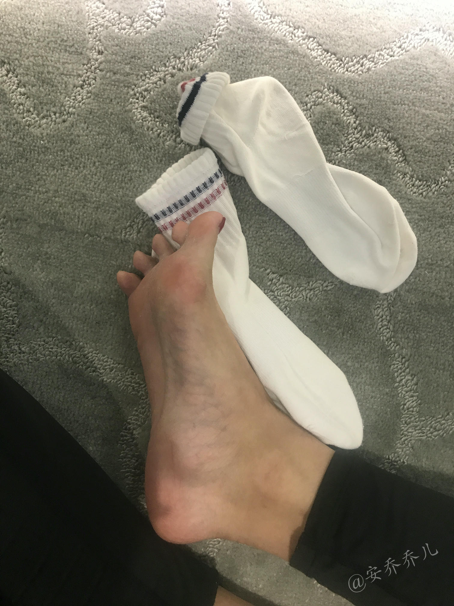 安乔乔 NO.019 健身房白袜 [135P+468M]_第3集