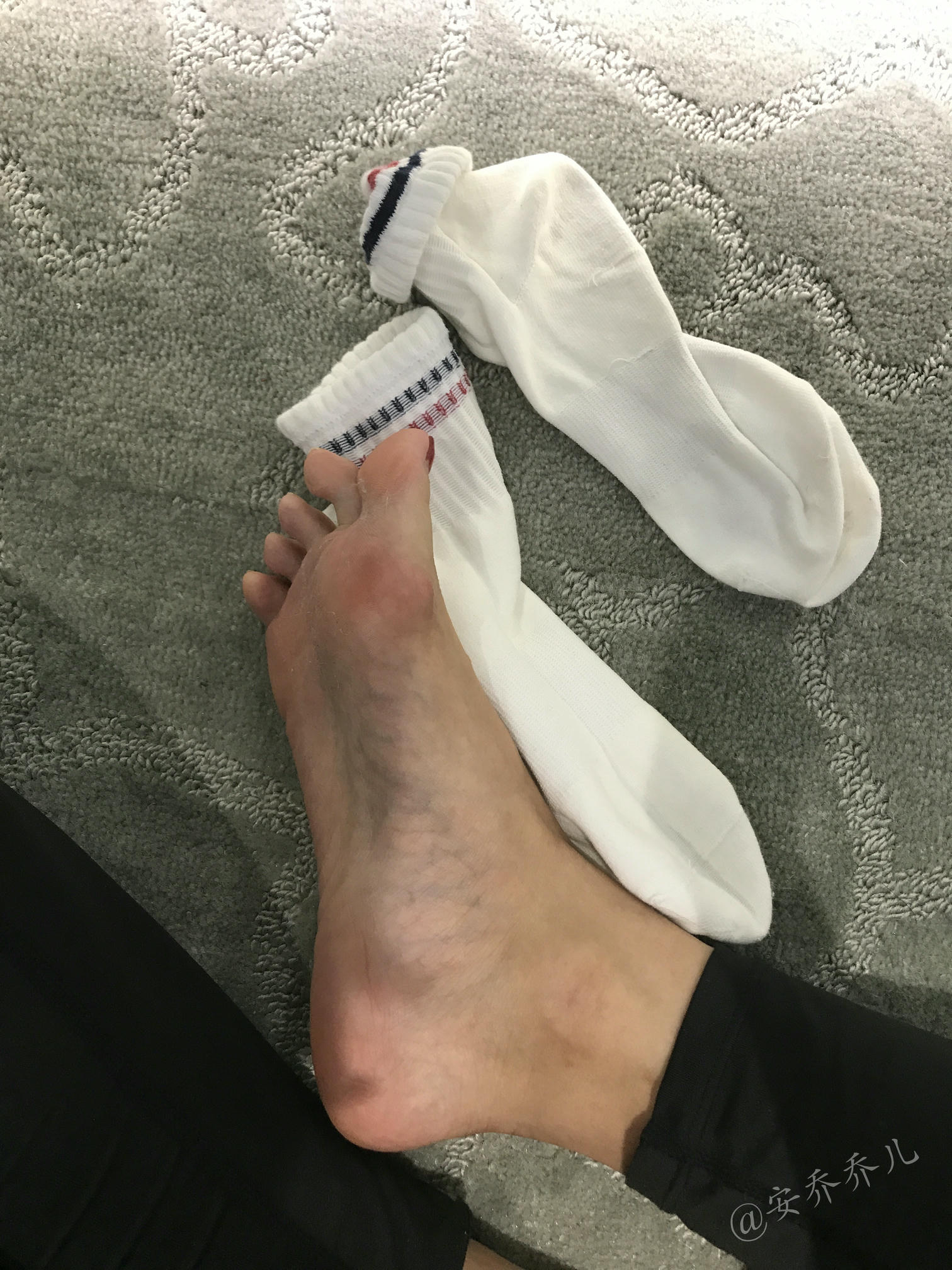 安乔乔 NO.019 健身房白袜 [135P+468M]_第3集