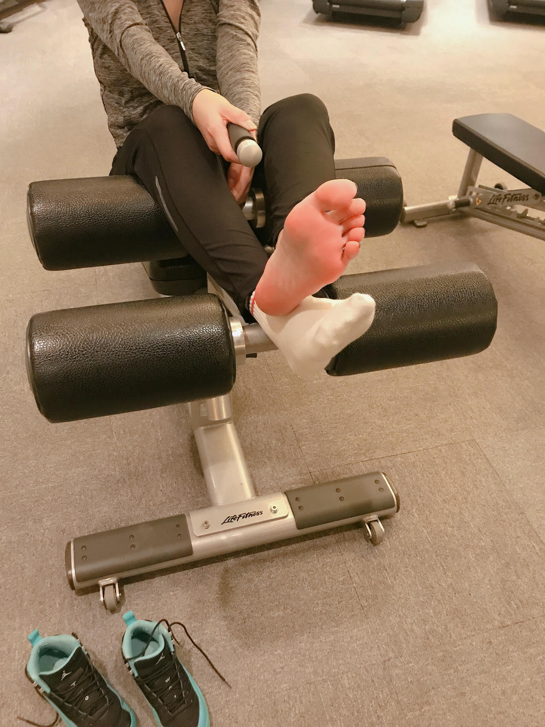 安乔乔 NO.019 健身房白袜 [135P+468M]_第4集