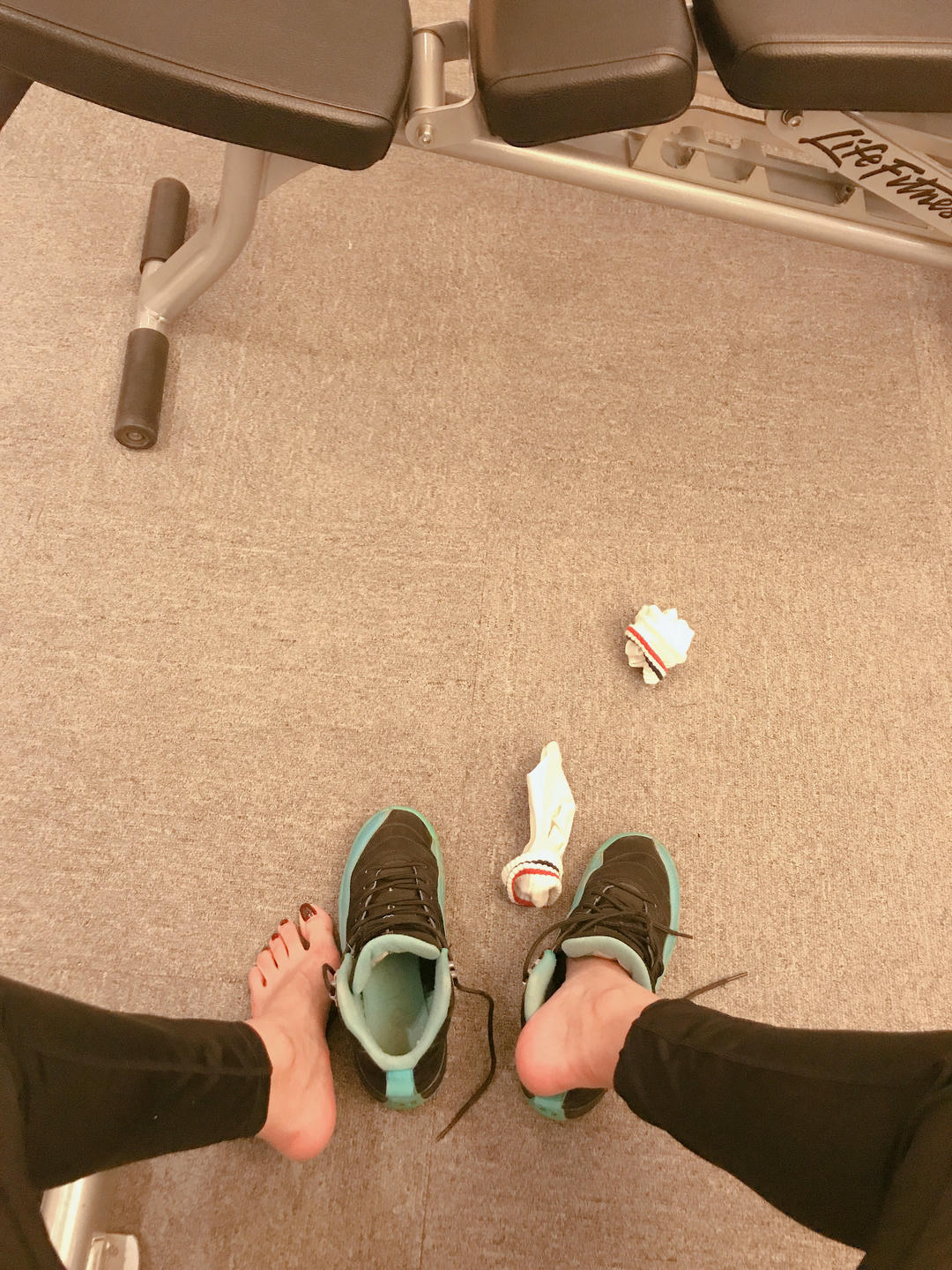 安乔乔 NO.019 健身房白袜 [135P+468M]_第5集