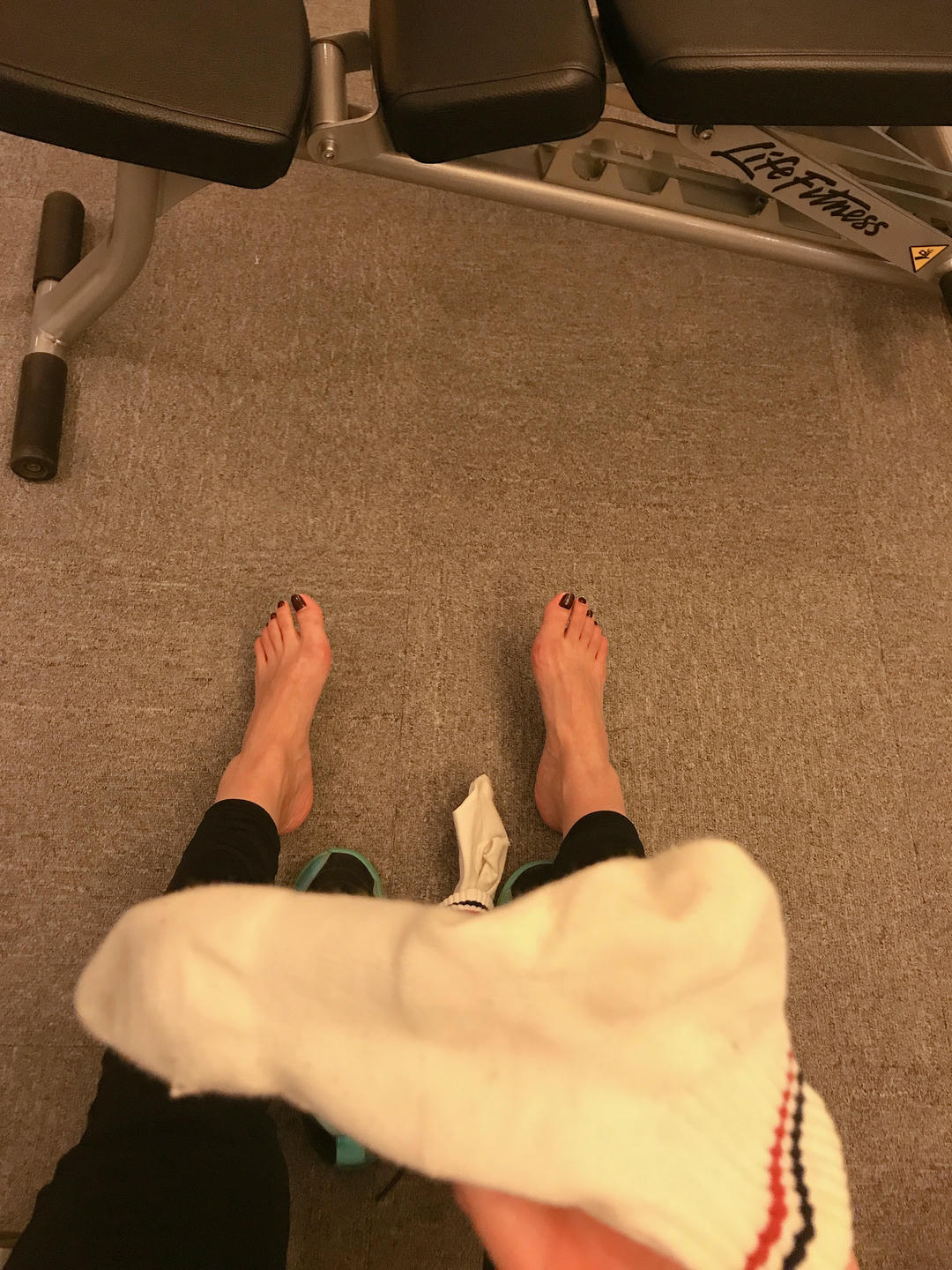 安乔乔 NO.019 健身房白袜 [135P+468M]_第5集