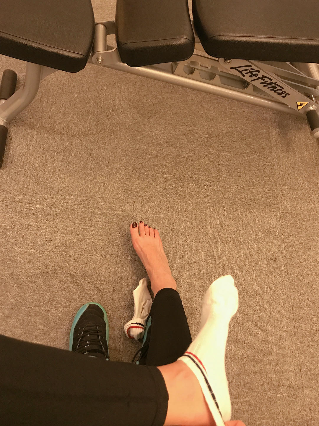 安乔乔 NO.019 健身房白袜 [135P+468M]_第5集