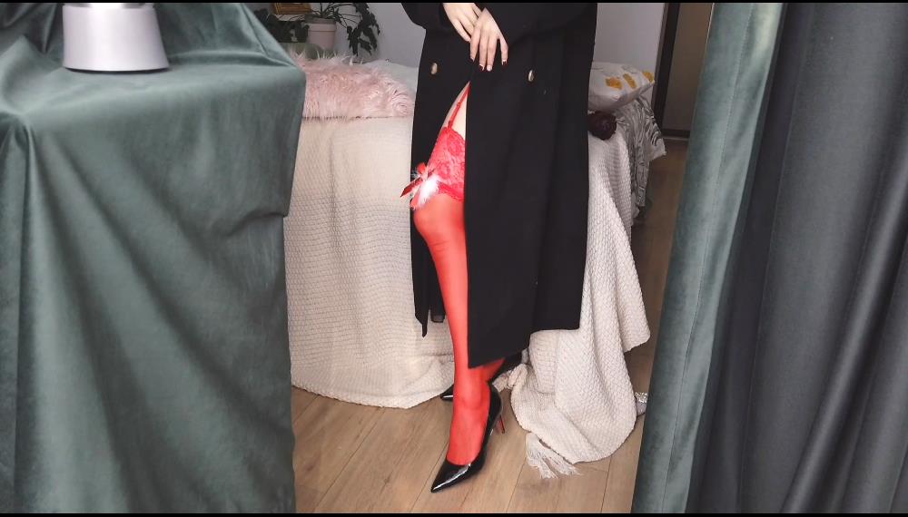 安乔乔 NO.035 睡衣红丝 [1V+1.31G]_第1集