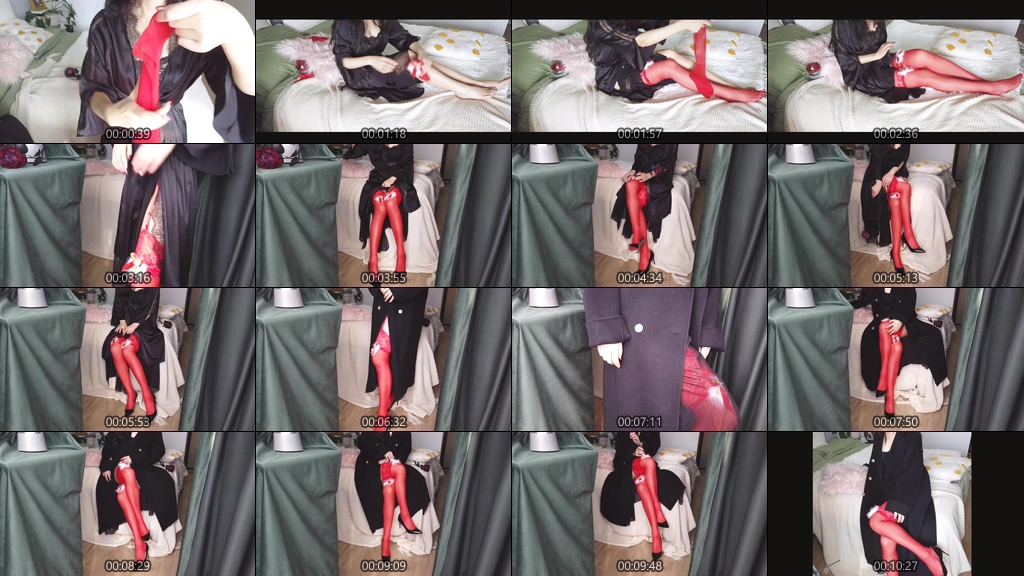 安乔乔 NO.035 睡衣红丝 [1V+1.31G]_第1集