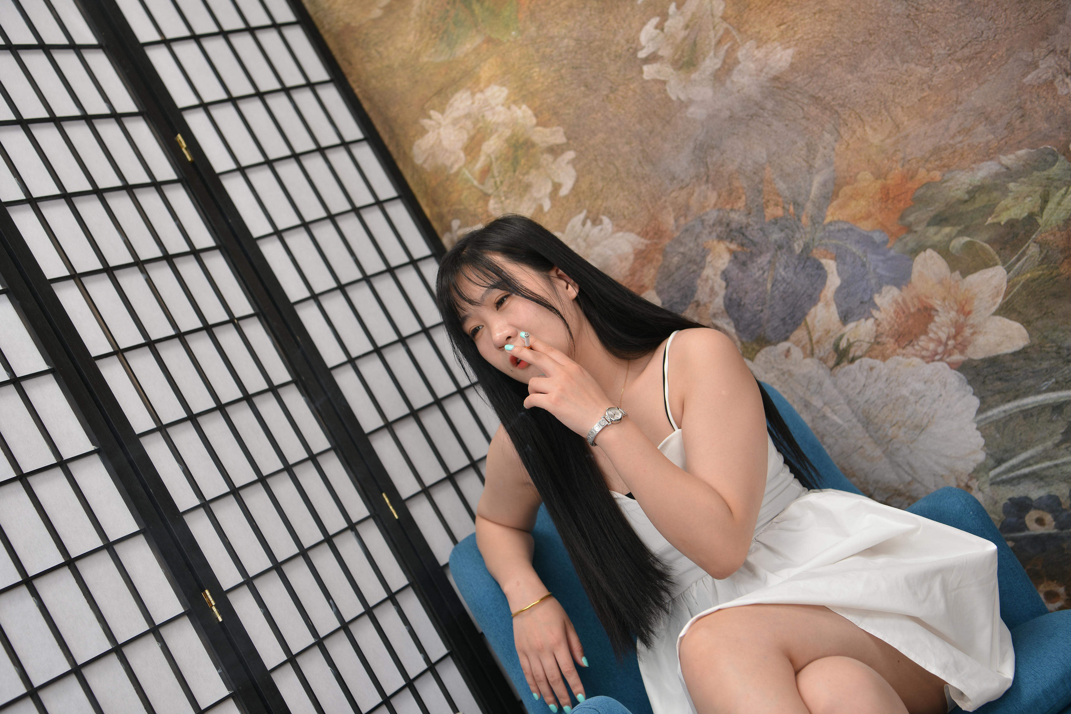 Sexy Asian Girls Feet NO.004 橙子 连衣裙短丝高跟足秀 [69P+895M]_第1集