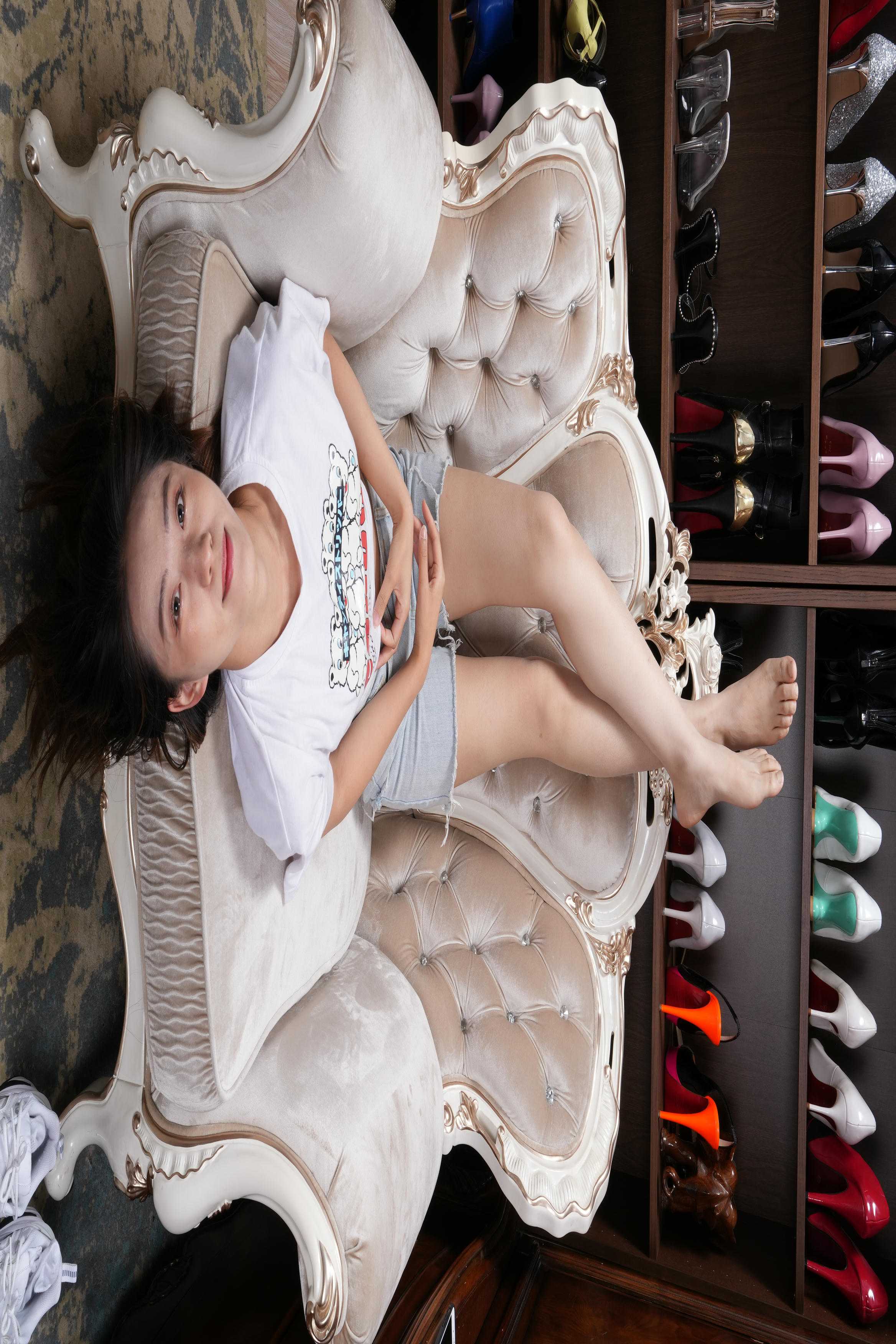 Sexy Asian Girls Feet NO.019 小女生雅文的性感的小脚丫（原味白棉袜+裸足） [159P+-1079M]_第3集