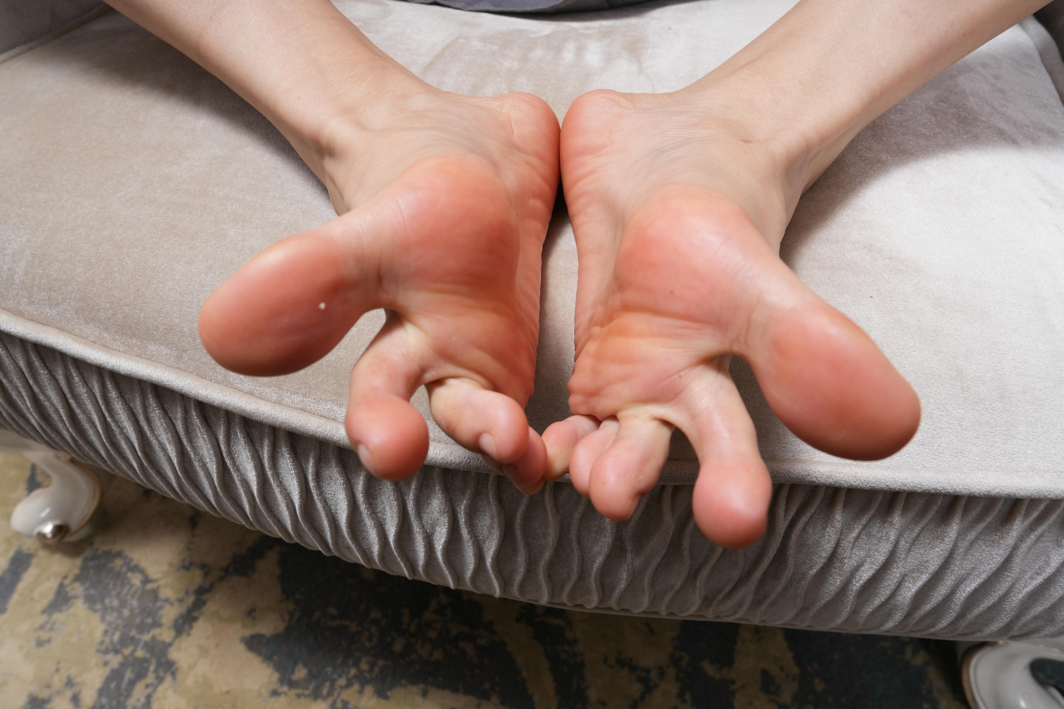 Sexy Asian Girls Feet NO.030 妹儿展示她的性感的39码大脚丫（原味棉袜+裸足）[170P-3.59G]_第9集