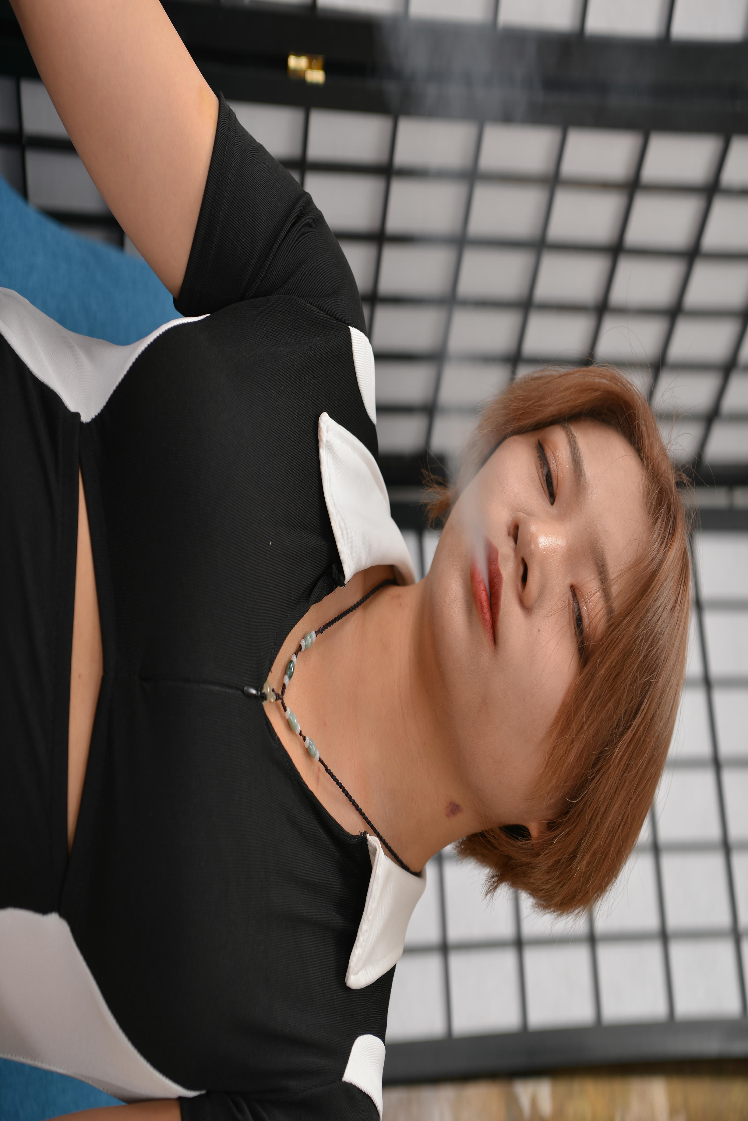 Sexy Asian Girls Feet NO.063 短发美女杨杨的丝袜展示（黑色长筒靴+肉丝） [158P+1945M]_第6集