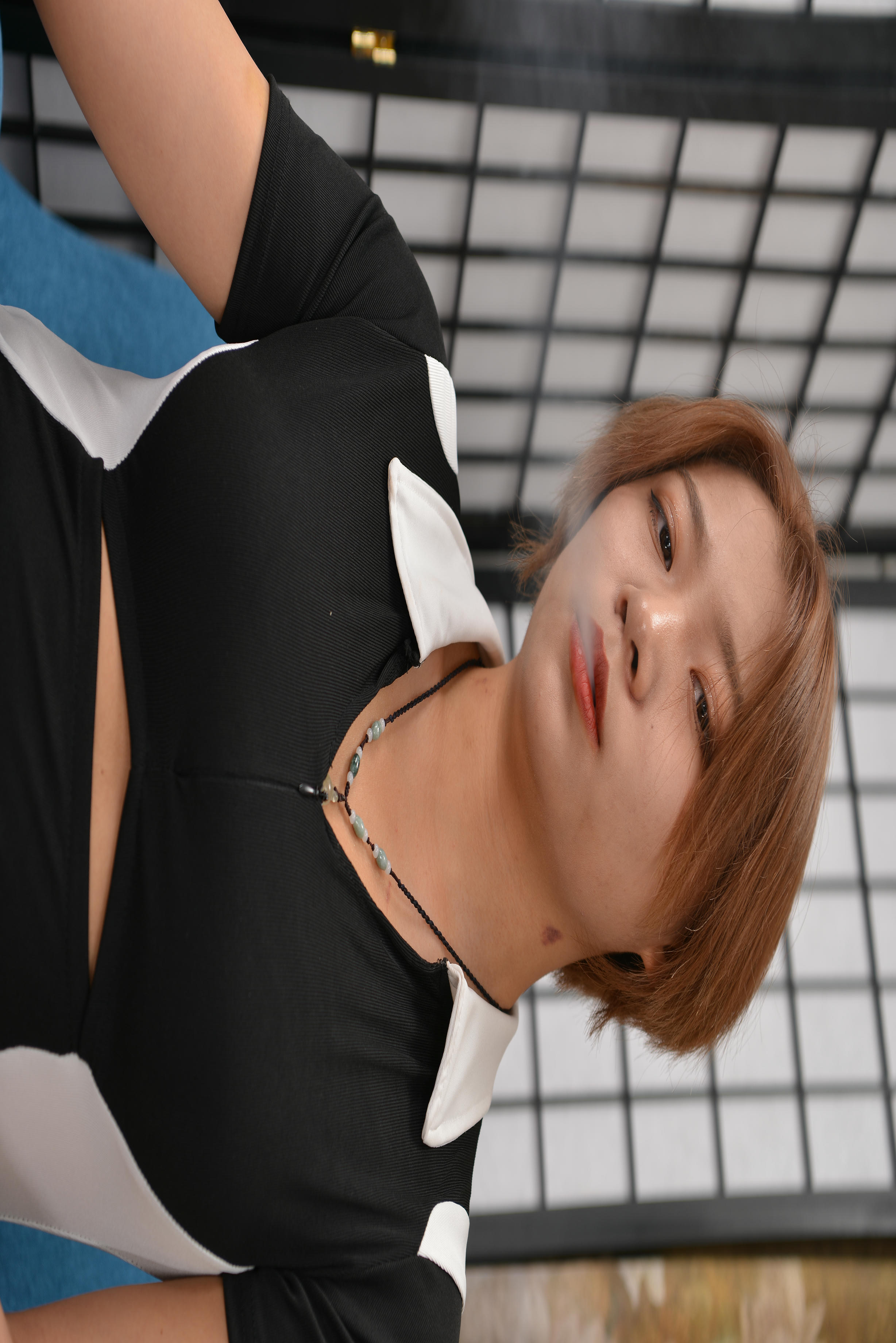 Sexy Asian Girls Feet NO.063 短发美女杨杨的丝袜展示（黑色长筒靴+肉丝） [158P+1945M]_第6集