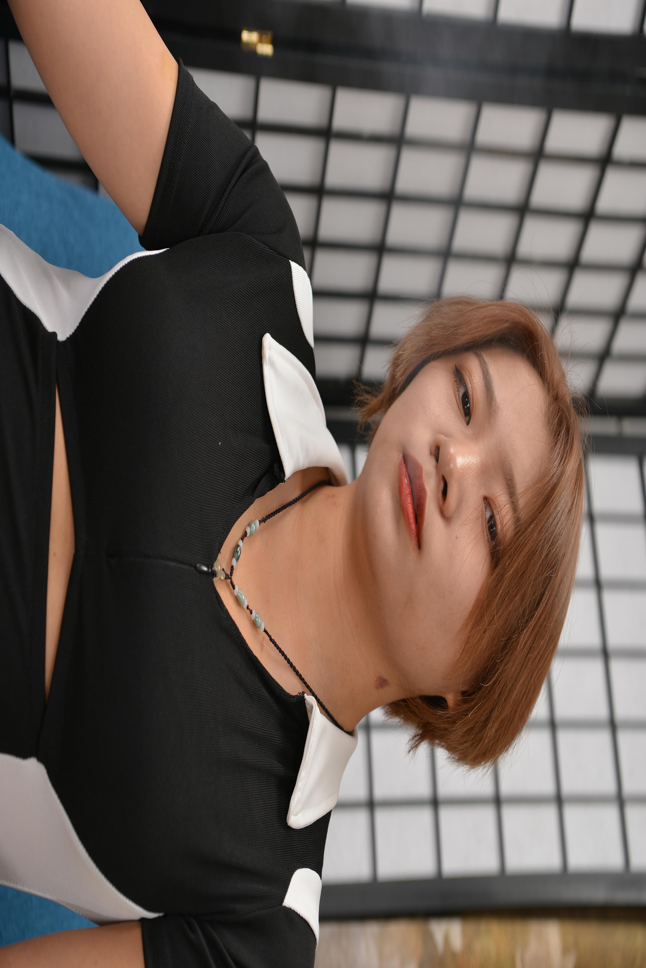 Sexy Asian Girls Feet NO.063 短发美女杨杨的丝袜展示（黑色长筒靴+肉丝） [158P+1945M]_第6集