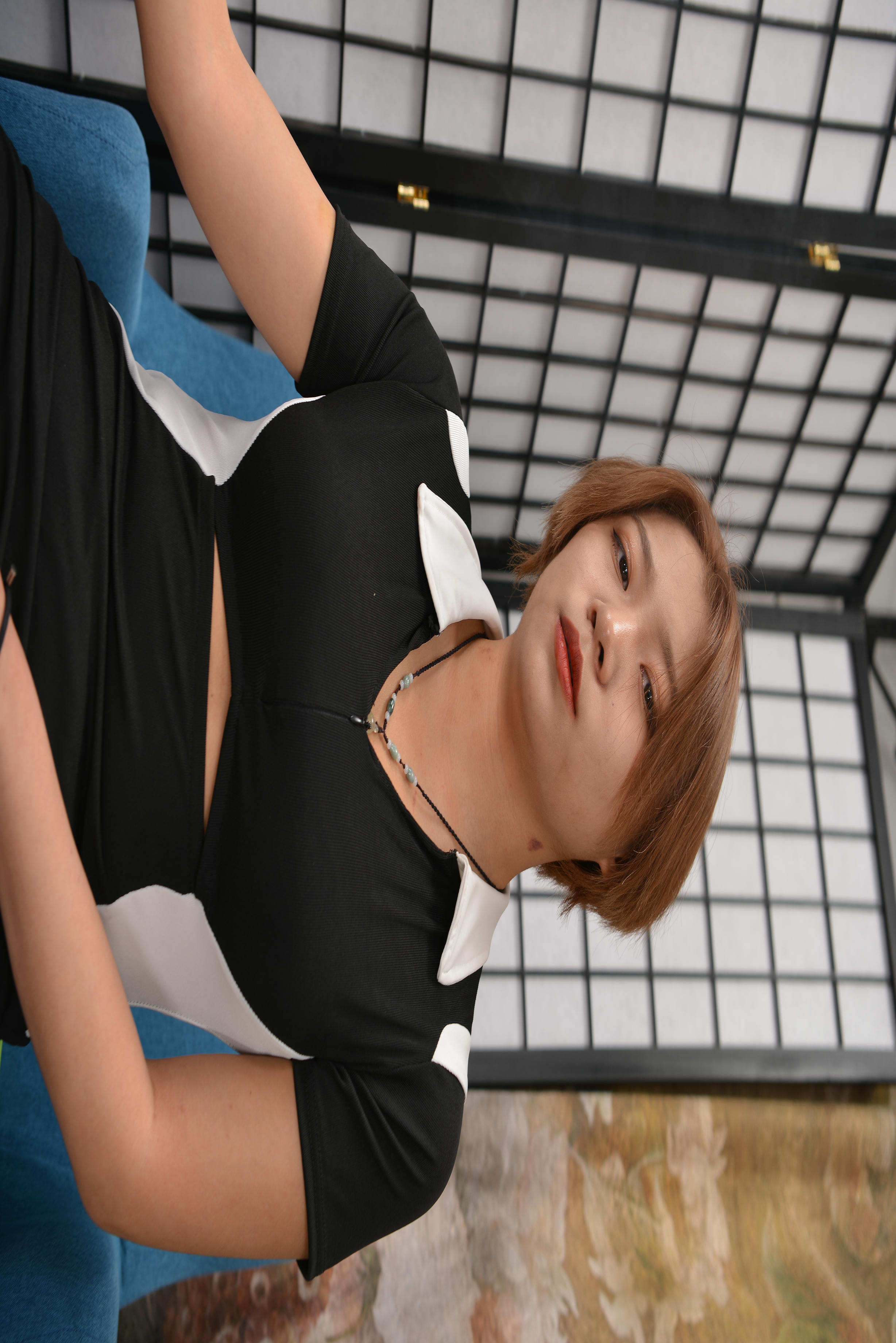 Sexy Asian Girls Feet NO.063 短发美女杨杨的丝袜展示（黑色长筒靴+肉丝） [158P+1945M]_第6集