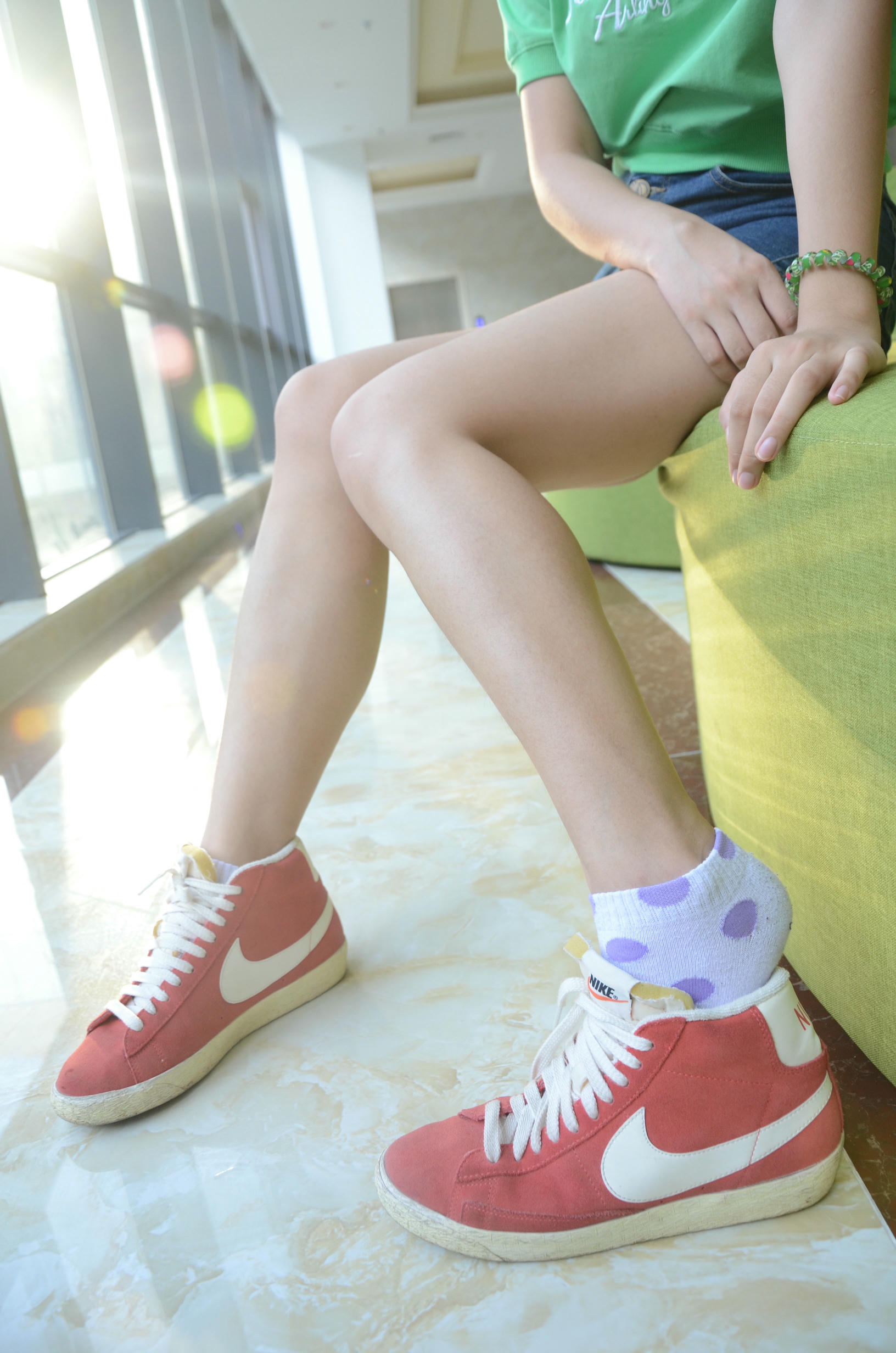 [战前女神] 恋足美腿棉袜女神级摄影套图 115 [127P+218M]_第2集