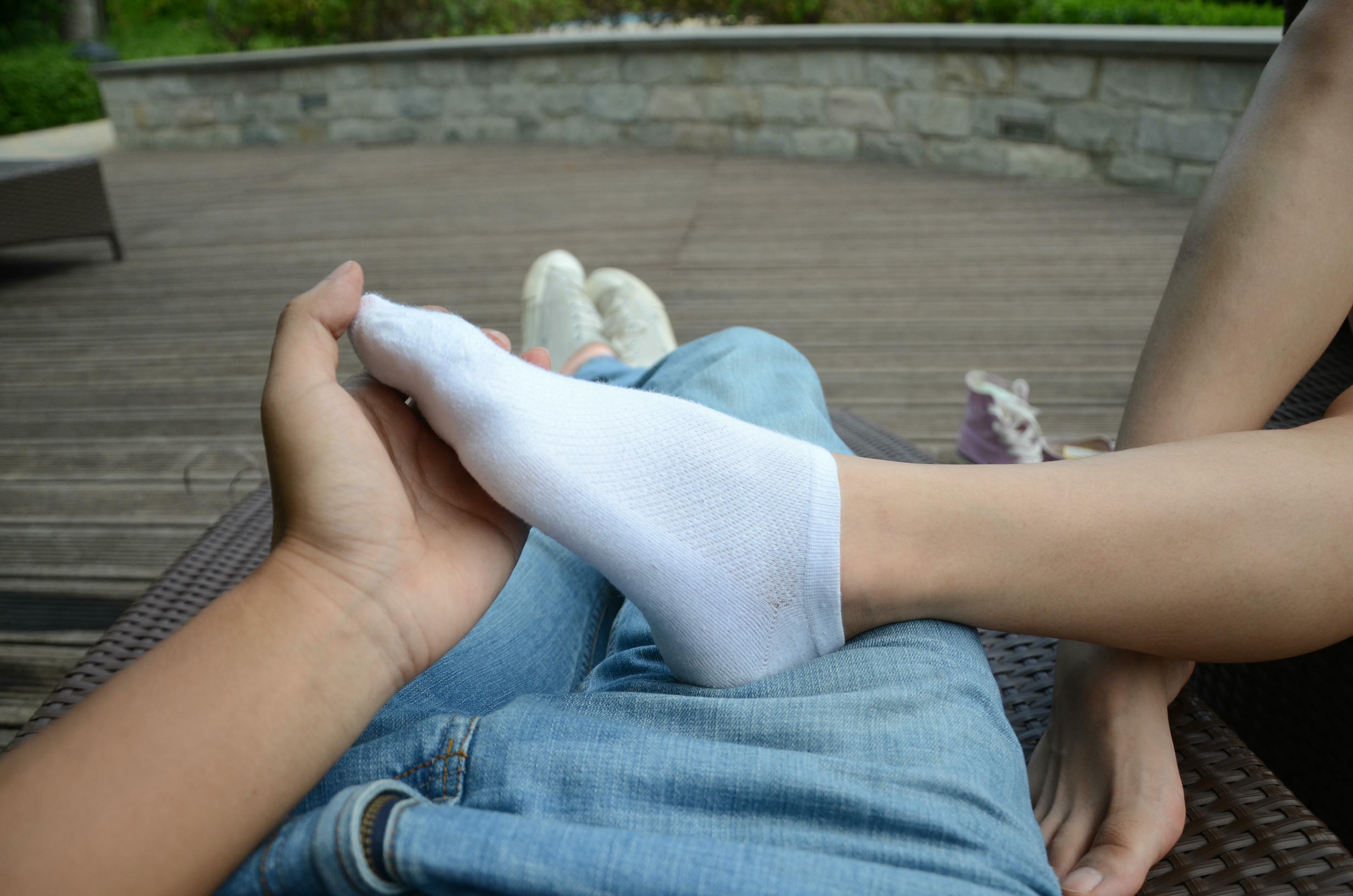 [战前女神] 恋足美腿棉袜女神级摄影套图 120 [160P+192M]_第7集