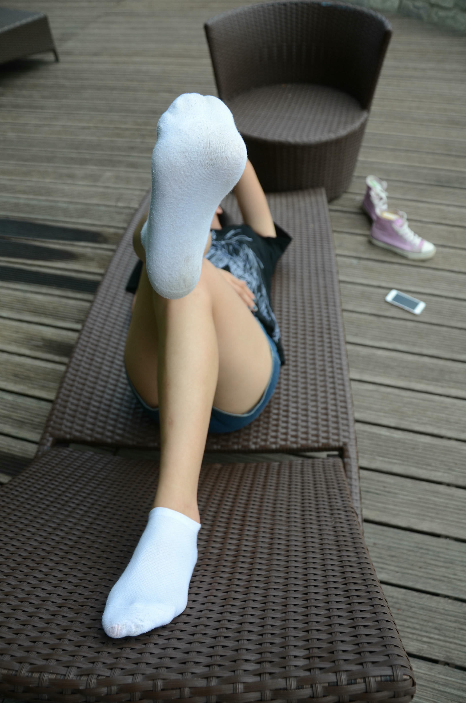 [战前女神] 恋足美腿棉袜女神级摄影套图 120 [160P+192M]_第5集