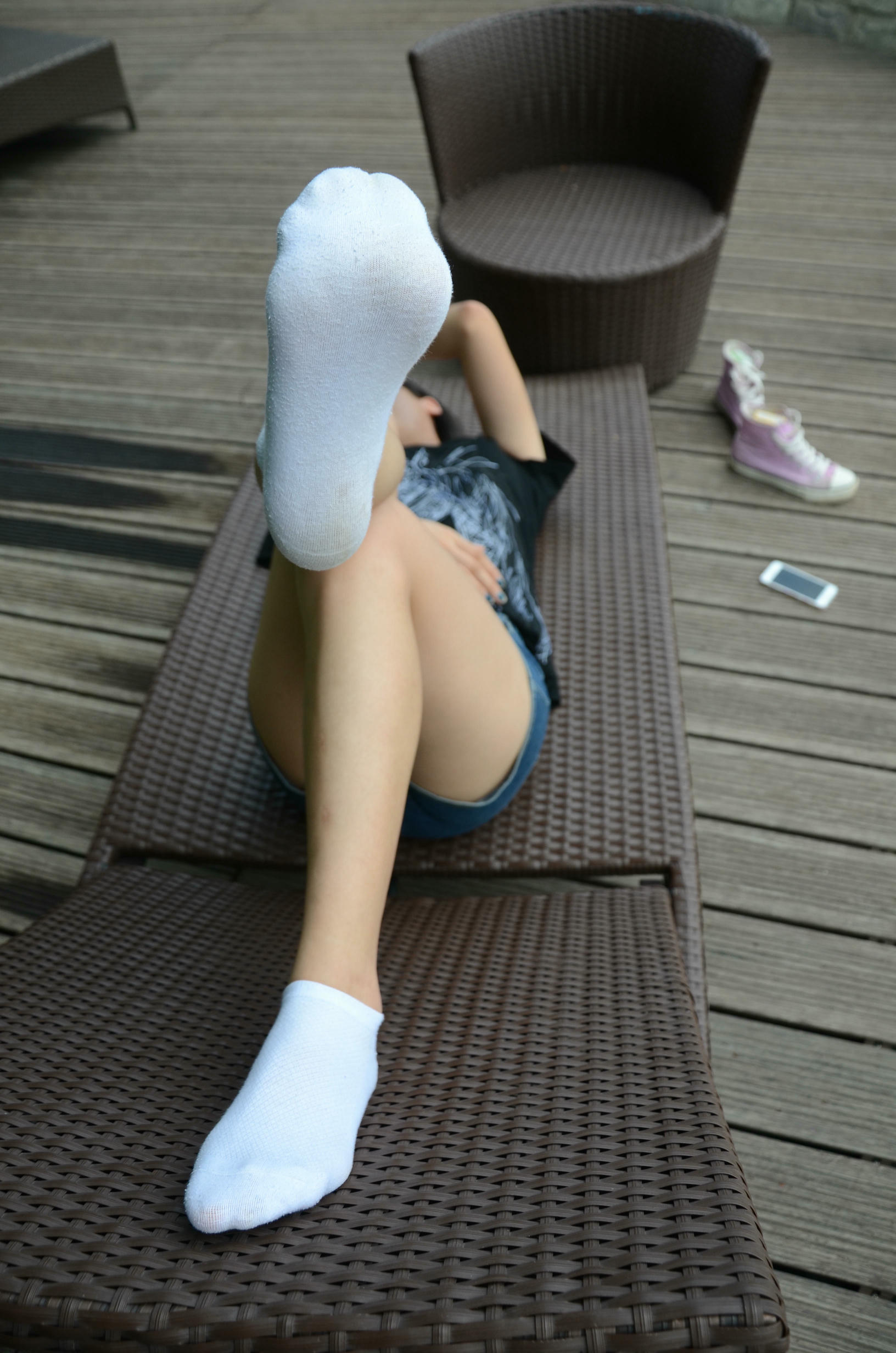 [战前女神] 恋足美腿棉袜女神级摄影套图 120 [160P+192M]_第5集