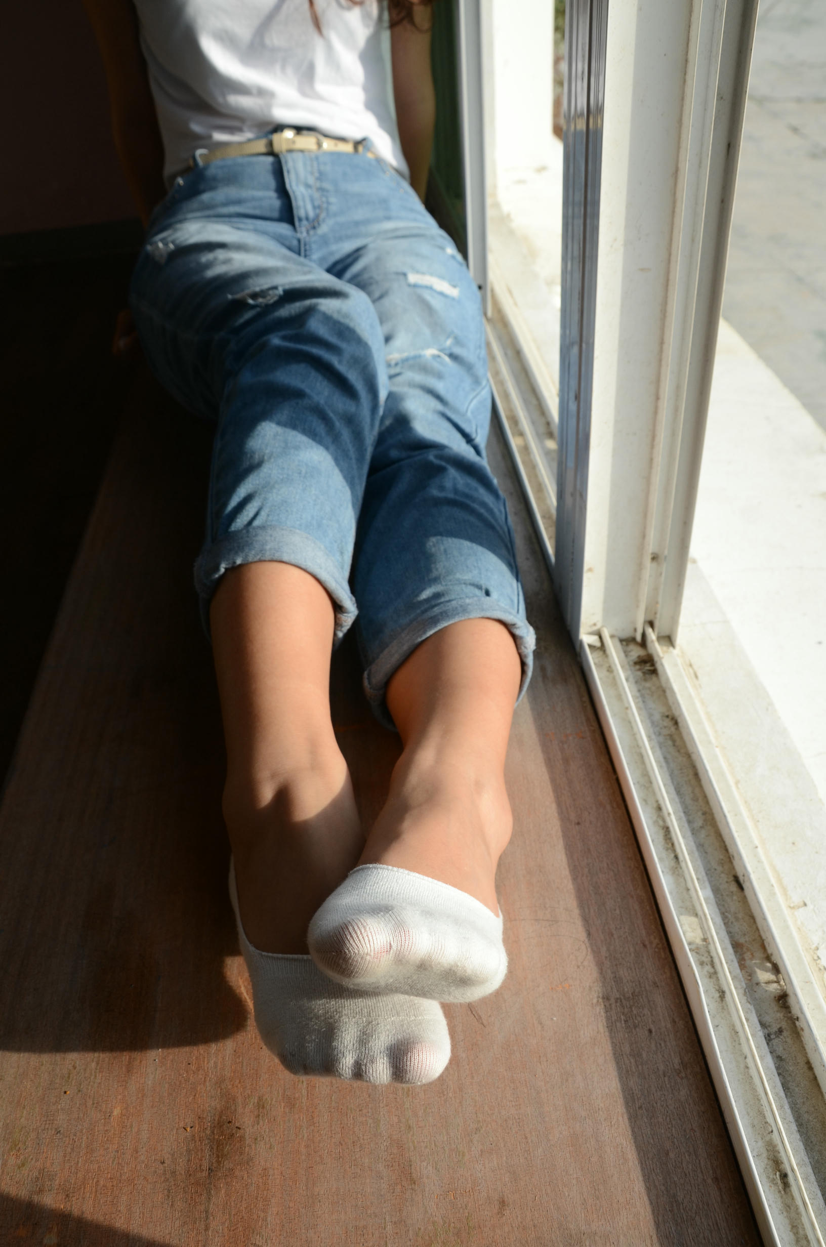 [战前女神] 恋足美腿棉袜女神级摄影套图 123 [102P+190M]_第5集