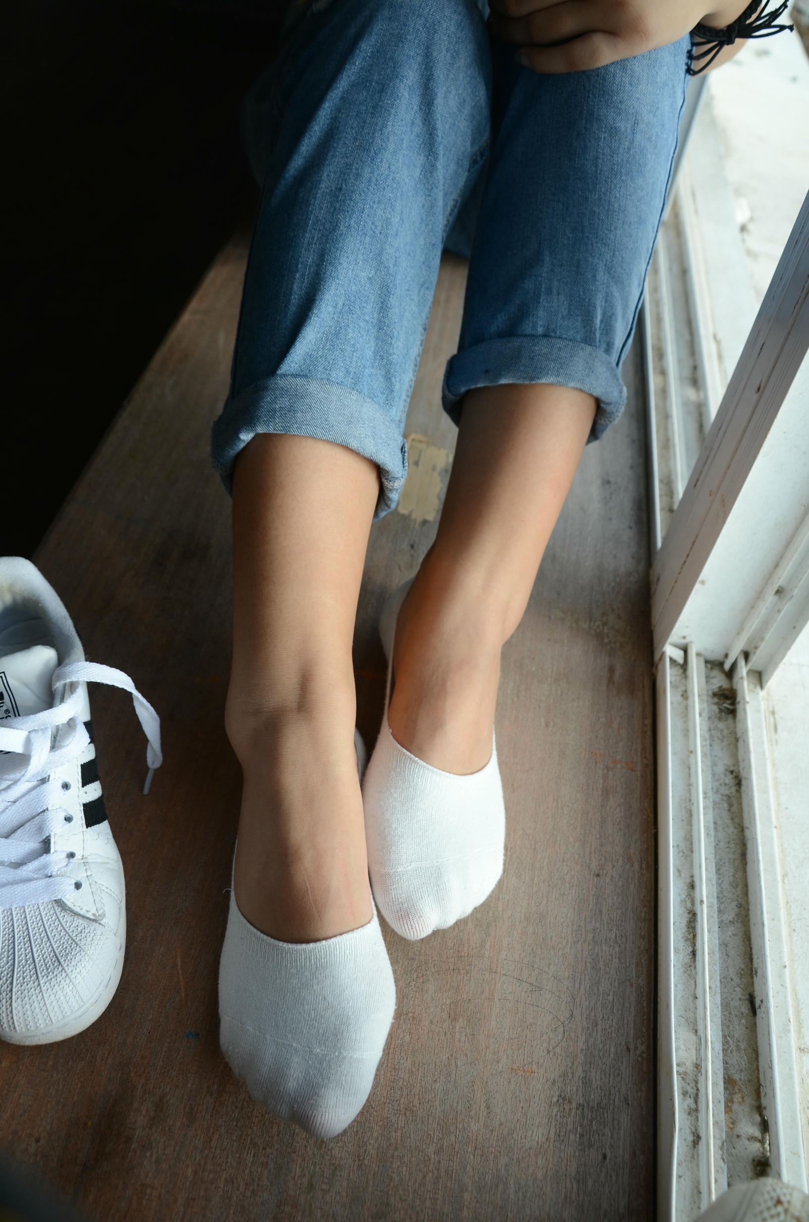 [战前女神] 恋足美腿棉袜女神级摄影套图 123 [102P+190M]_第2集