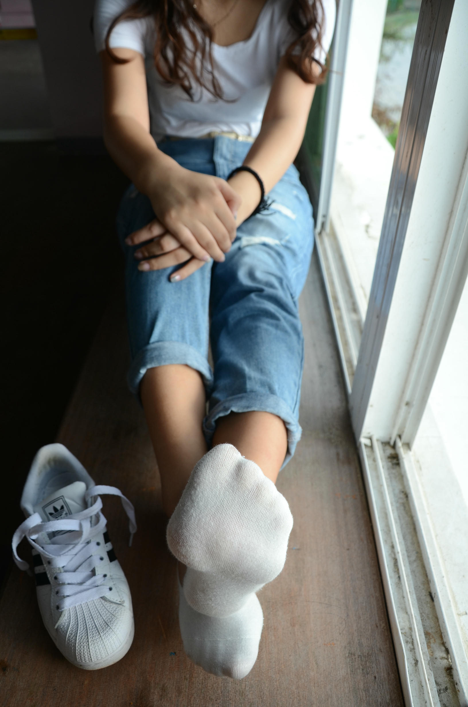 [战前女神] 恋足美腿棉袜女神级摄影套图 123 [102P+190M]_第3集