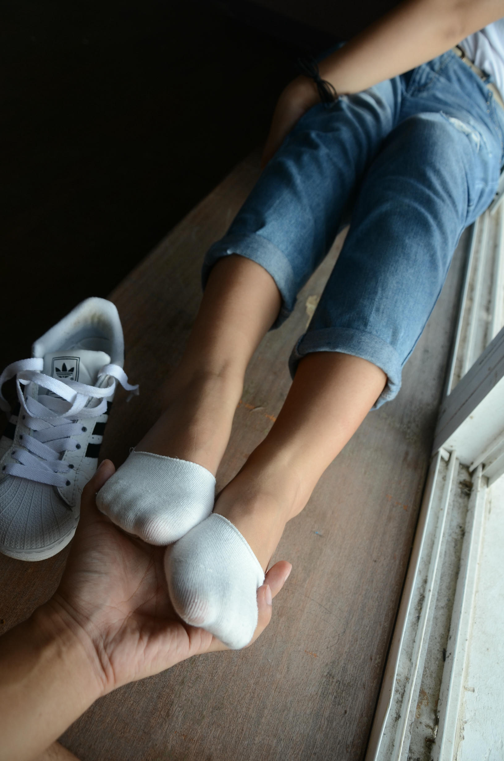 [战前女神] 恋足美腿棉袜女神级摄影套图 123 [102P+190M]_第3集