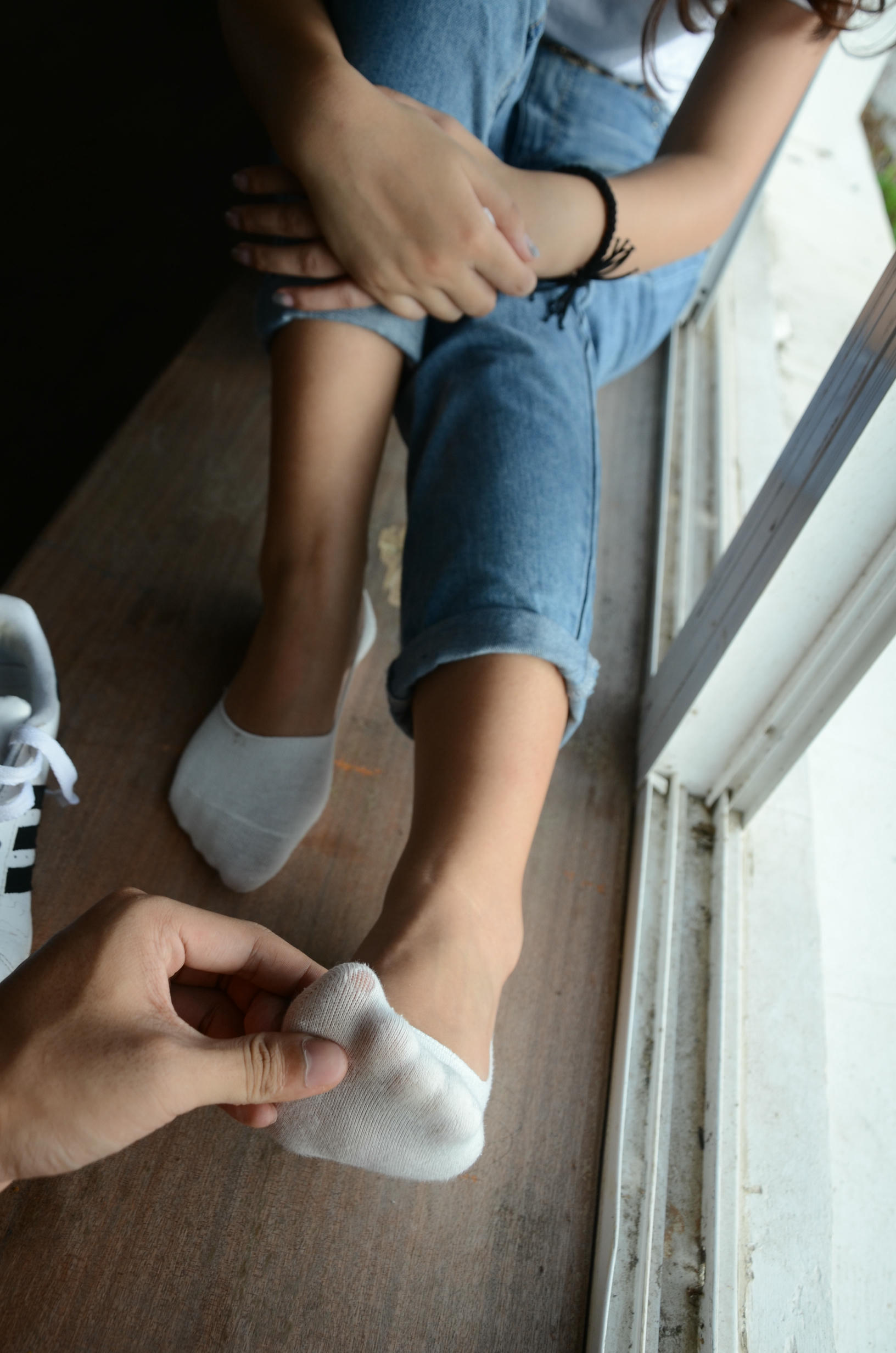 [战前女神] 恋足美腿棉袜女神级摄影套图 123 [102P+190M]_第3集