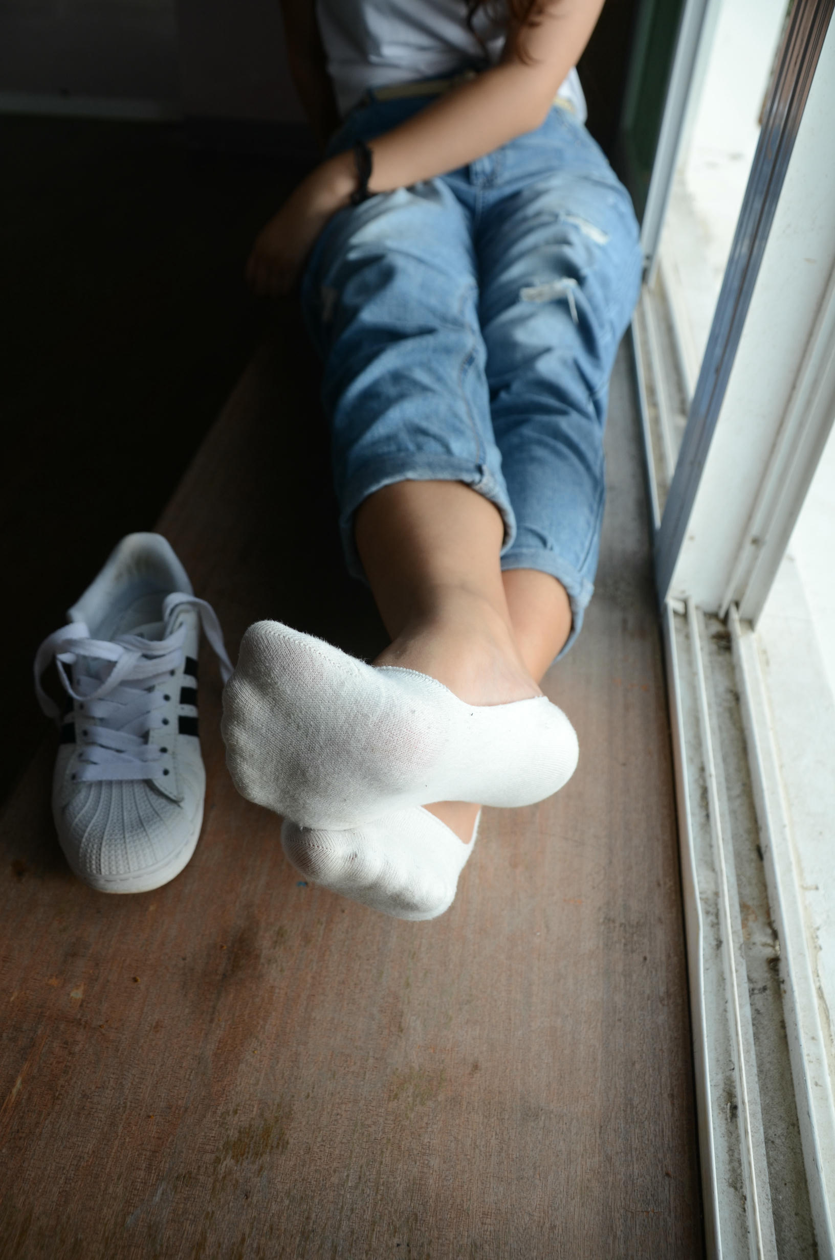 [战前女神] 恋足美腿棉袜女神级摄影套图 123 [102P+190M]_第4集