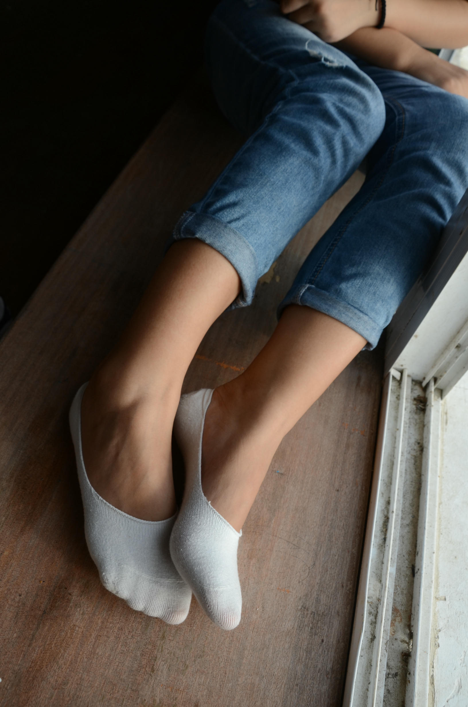 [战前女神] 恋足美腿棉袜女神级摄影套图 123 [102P+190M]_第5集